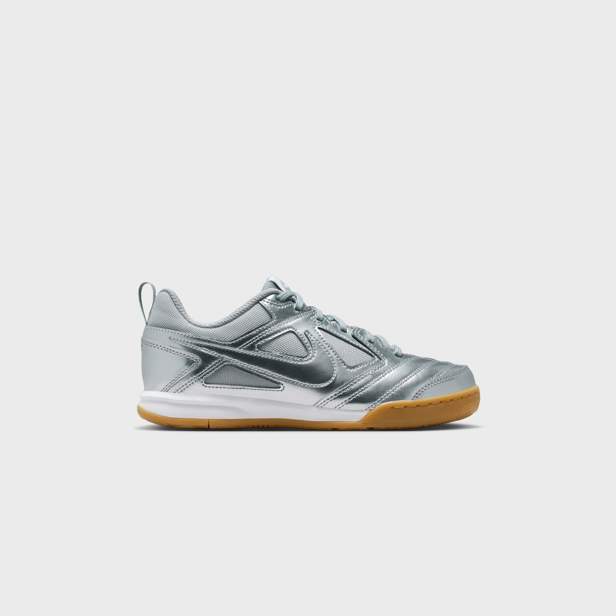 Nike GS Gato LV8 - Metallic Silver / White / Gum Light Brown