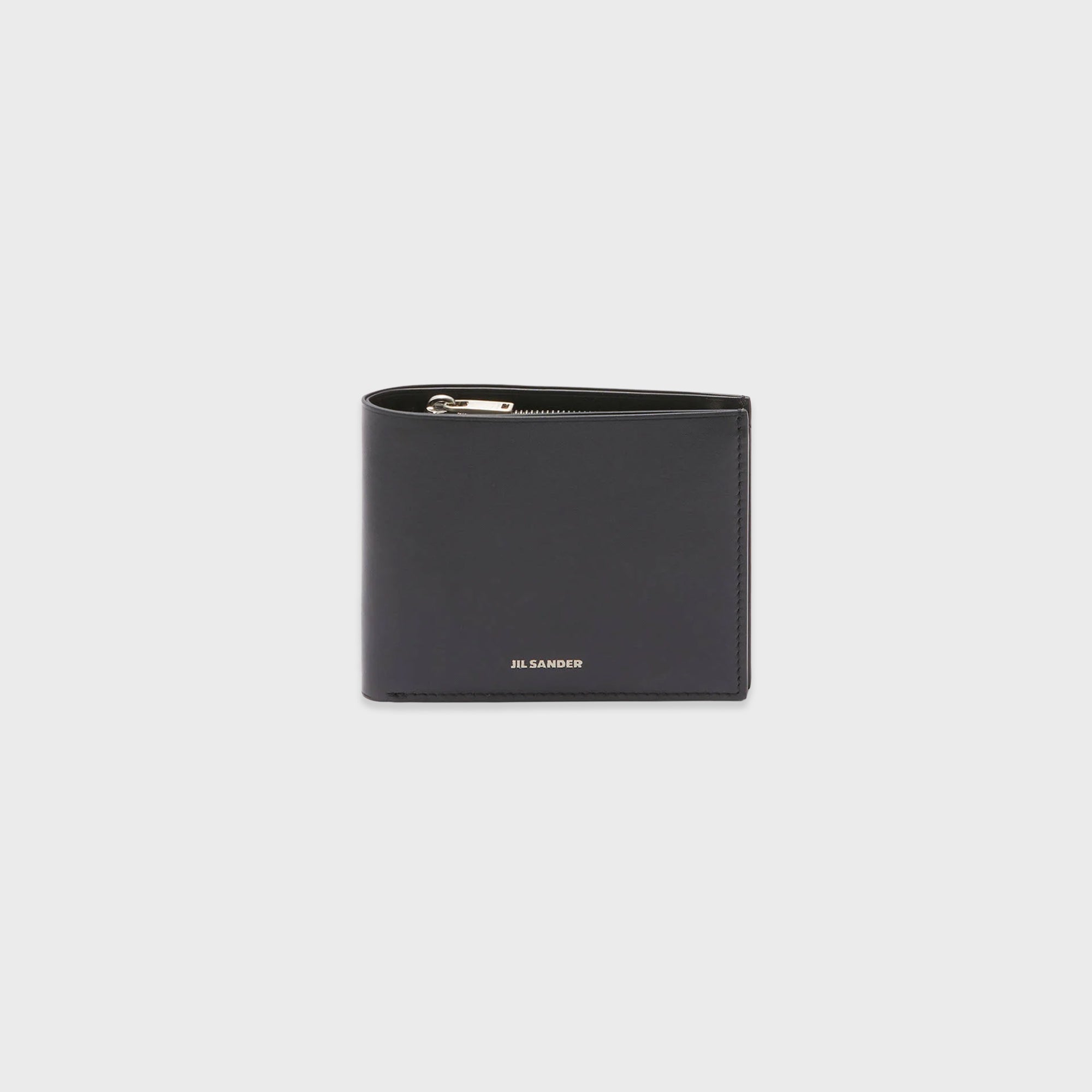 gjgj品 Jil Sander Zip Pocket Wallet - Black – Kith Japan