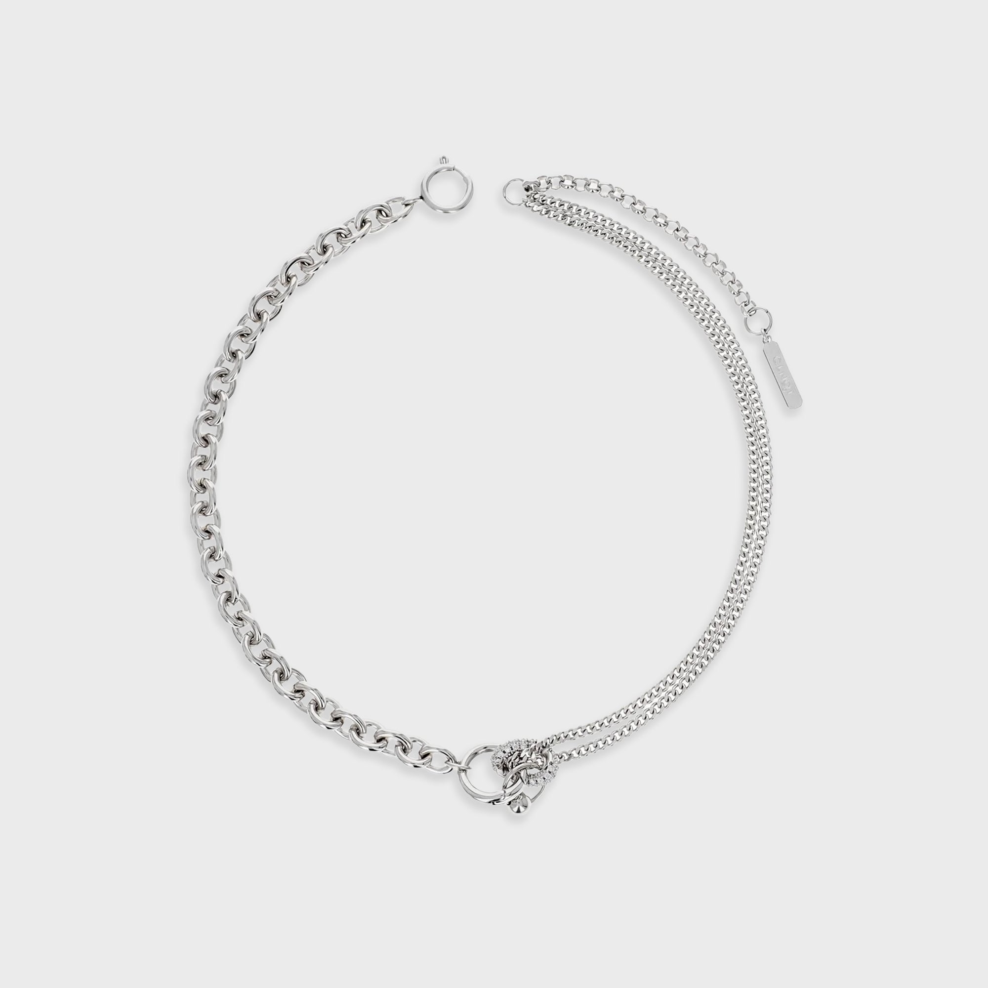 JUSTINE CLENQUET Alison Necklace - Palladium – Kith Japan