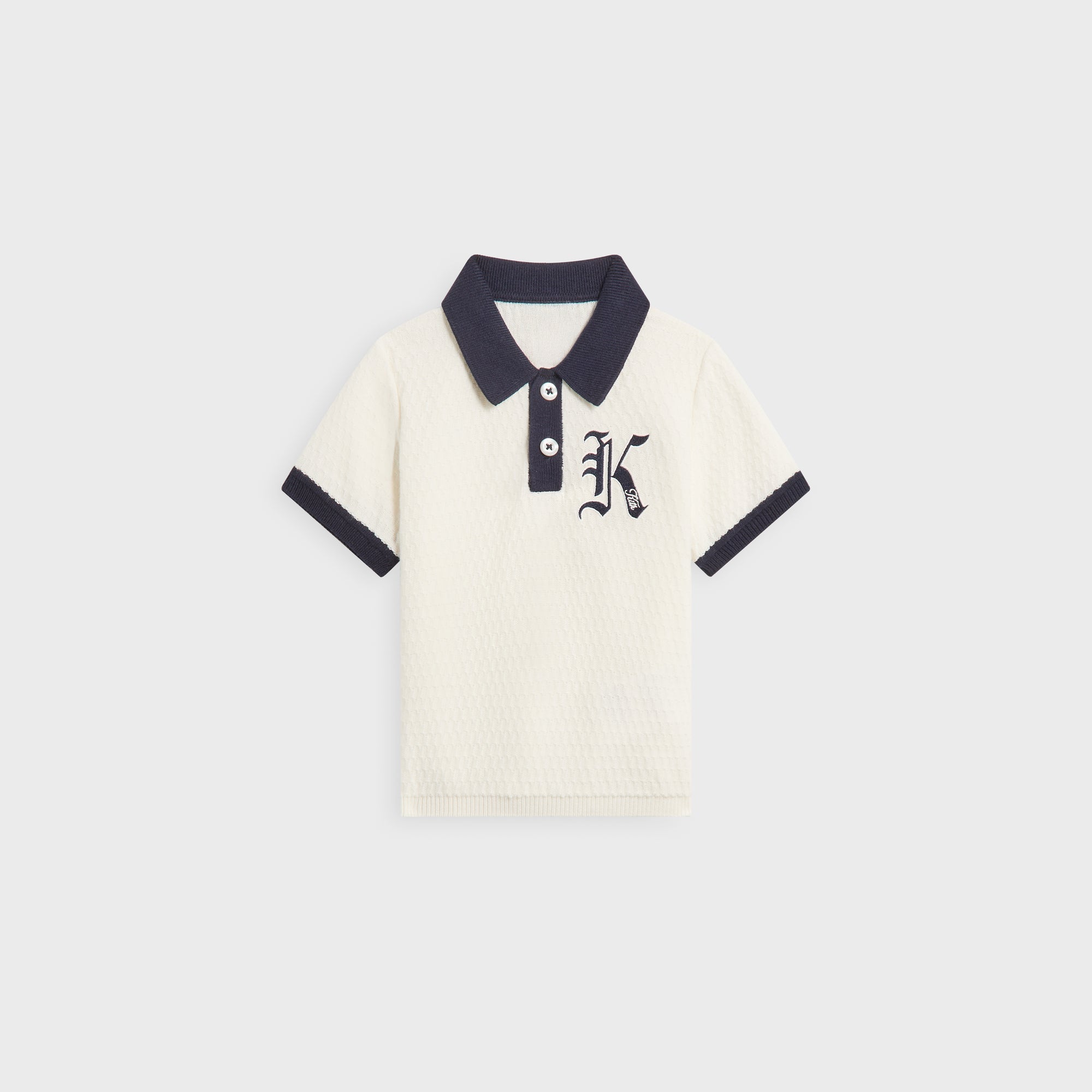 Kith Baby Knit Tilden Short Sleeve Polo Shirt - Silk - PH – Kith Japan