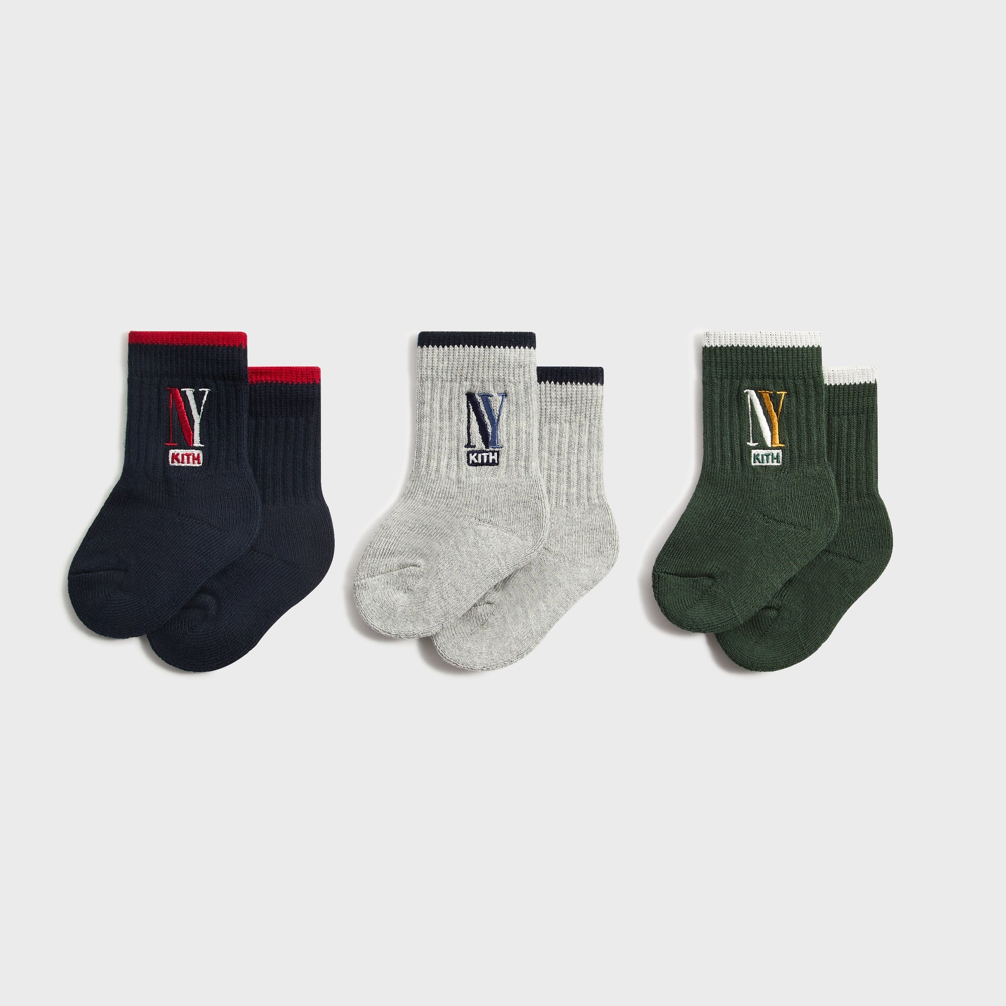 Kith Baby 3-Pack NY Socks - Multi – Kith Japan