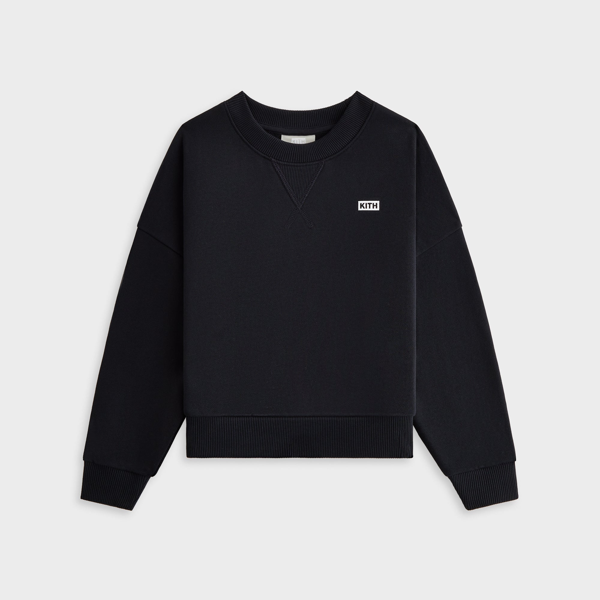 Kith Kids Long Sleeve Nelson Crewneck - Black – Kith Japan