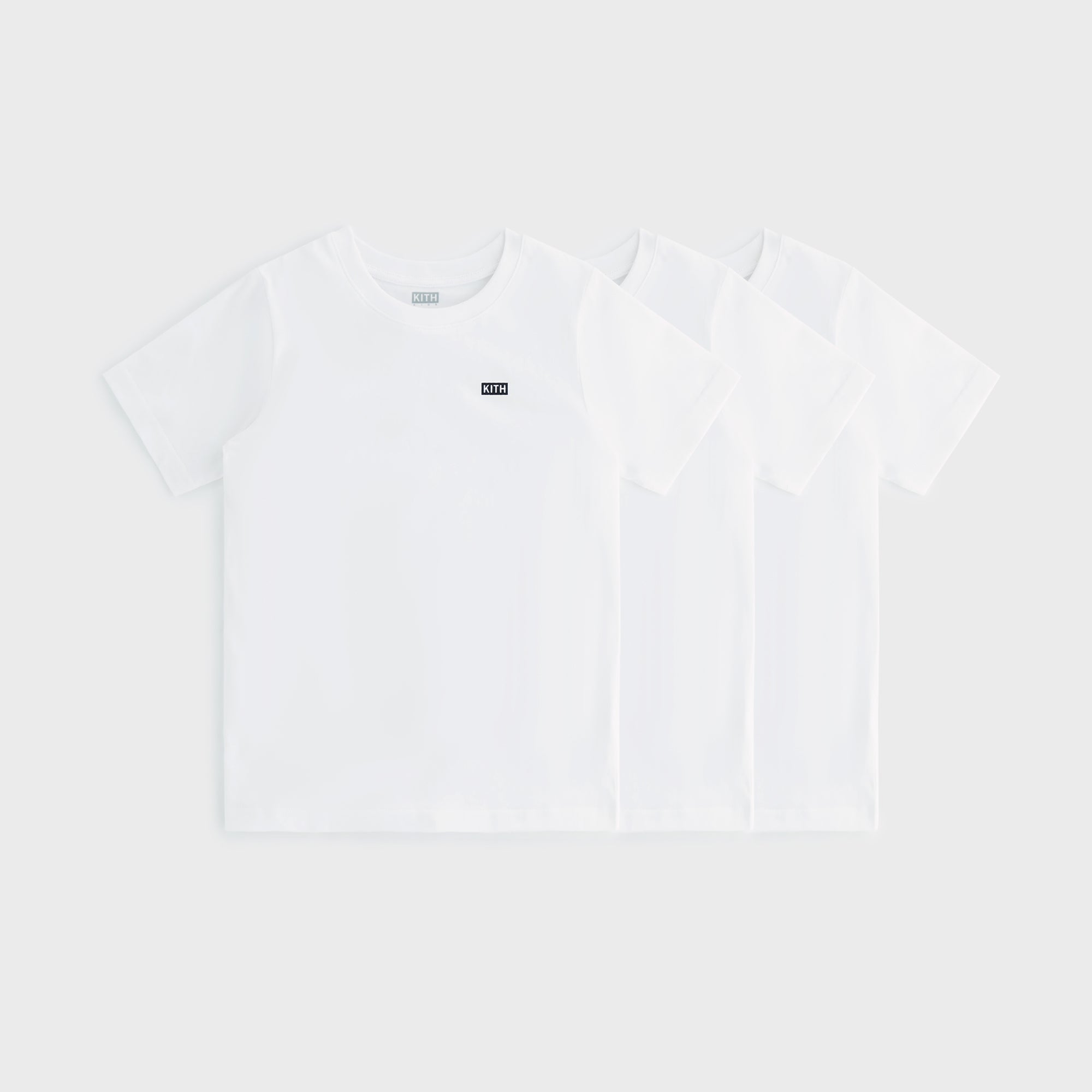Kith Kids 3-Pack Short Sleeve Tee - White – Kith Japan