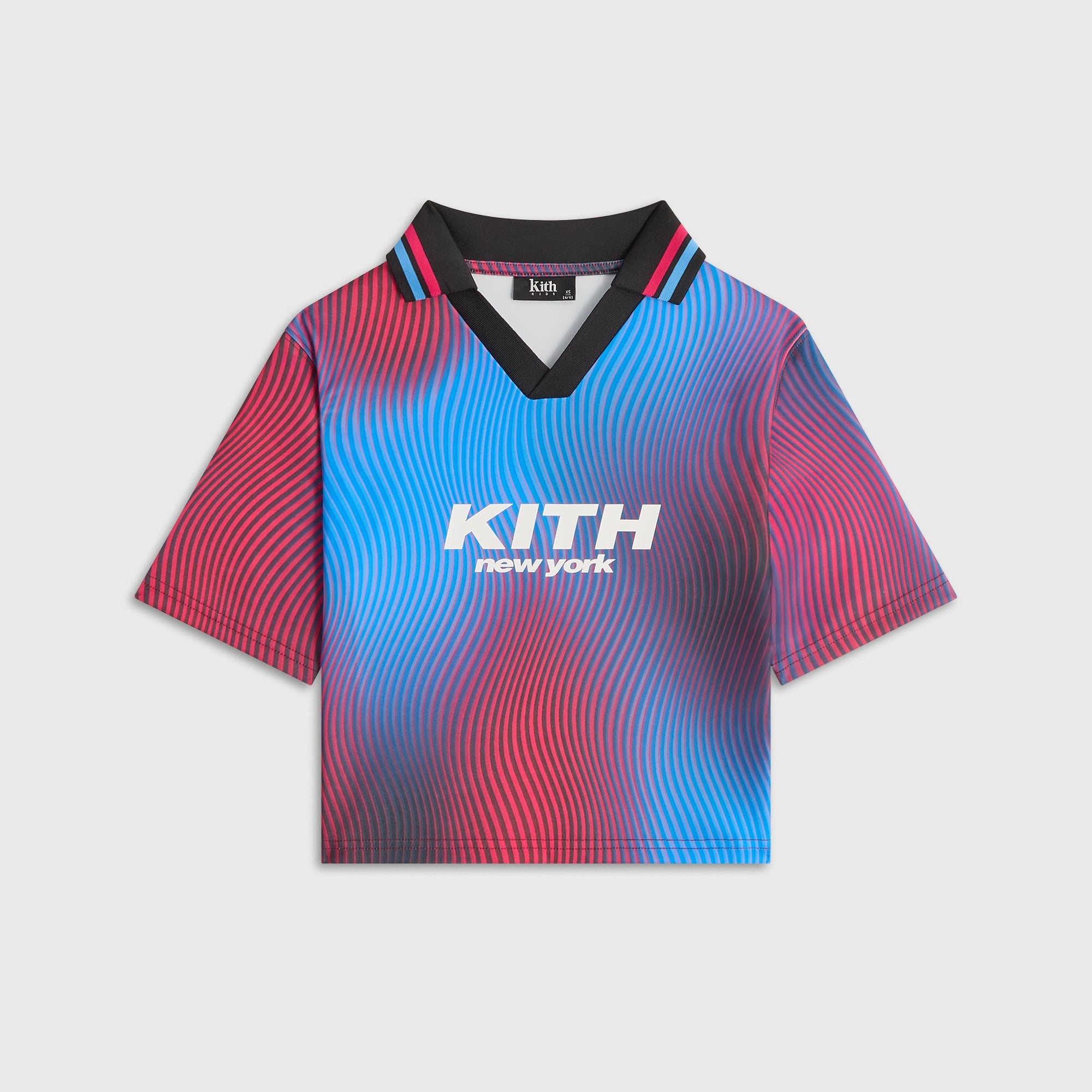 Kith Kids Wavy Ombre Edison Soccer Polo - Black – Kith Japan