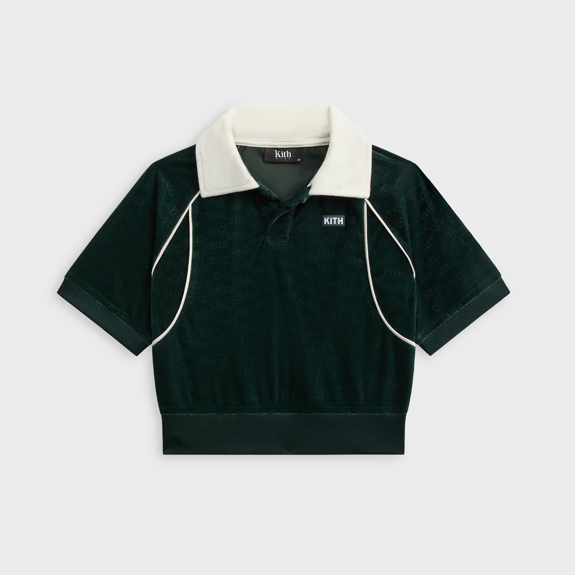 Kith Kids Monogram Pullover Polo - Stadium – Kith Japan Kith Kids Monogram Pullover Polo - Stadium – Kith Japan