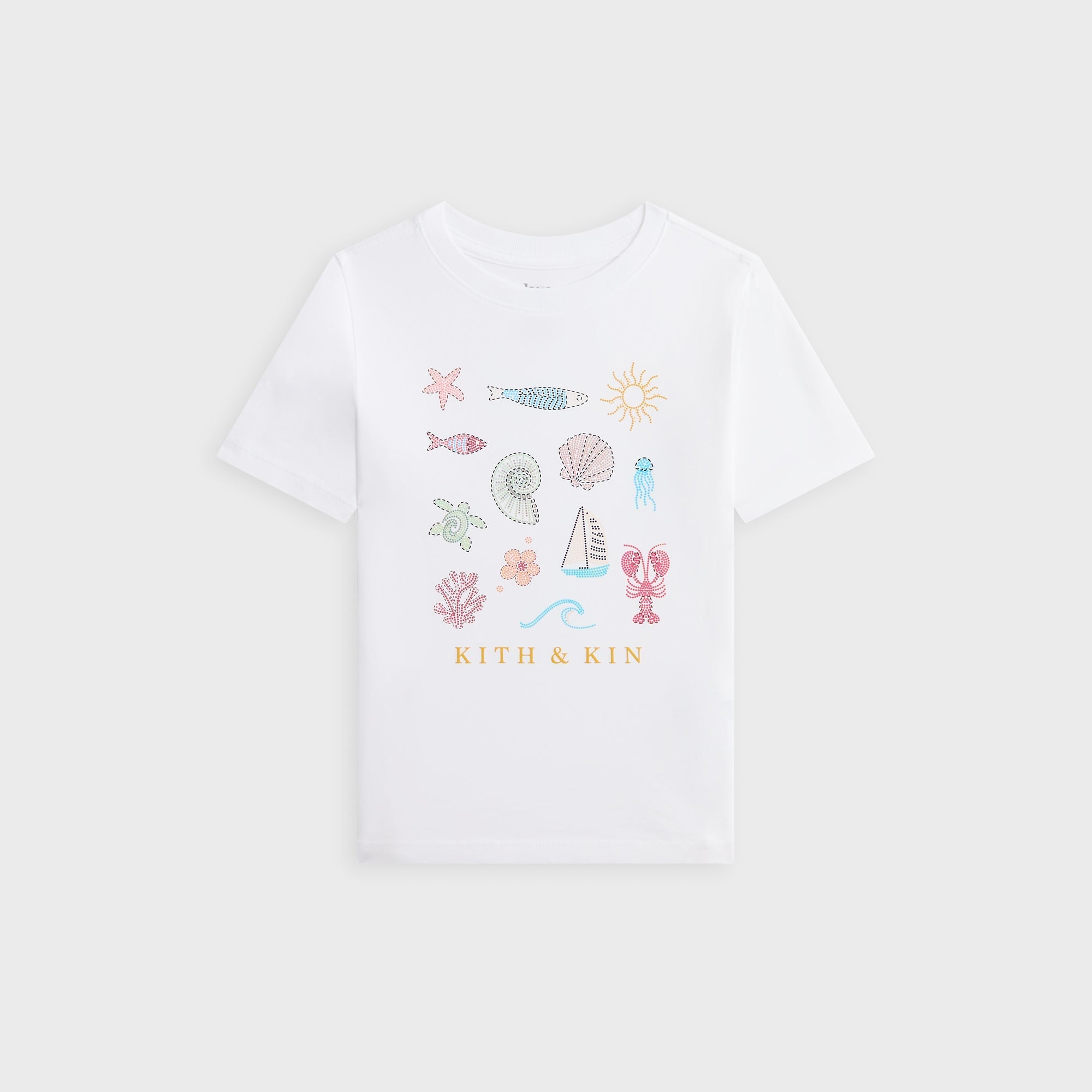 Kith Kids Kith & Kin Beach Tee - White - PH – Kith Japan