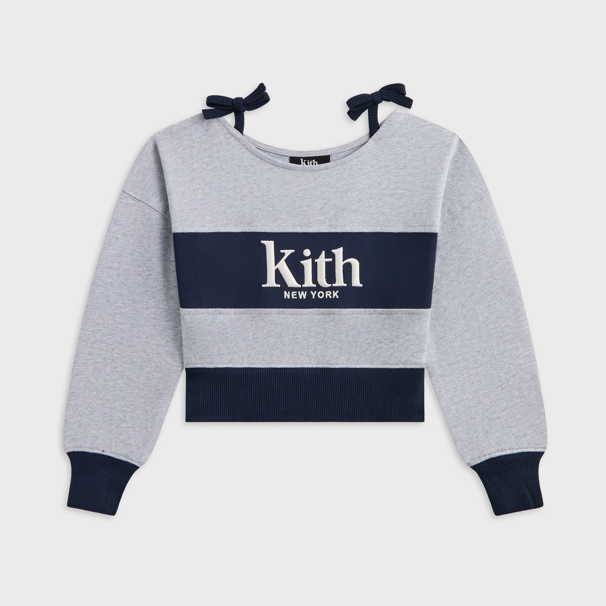 Kith Kids Tatyana Cropped Pullover - Medium Heather Grey - PH