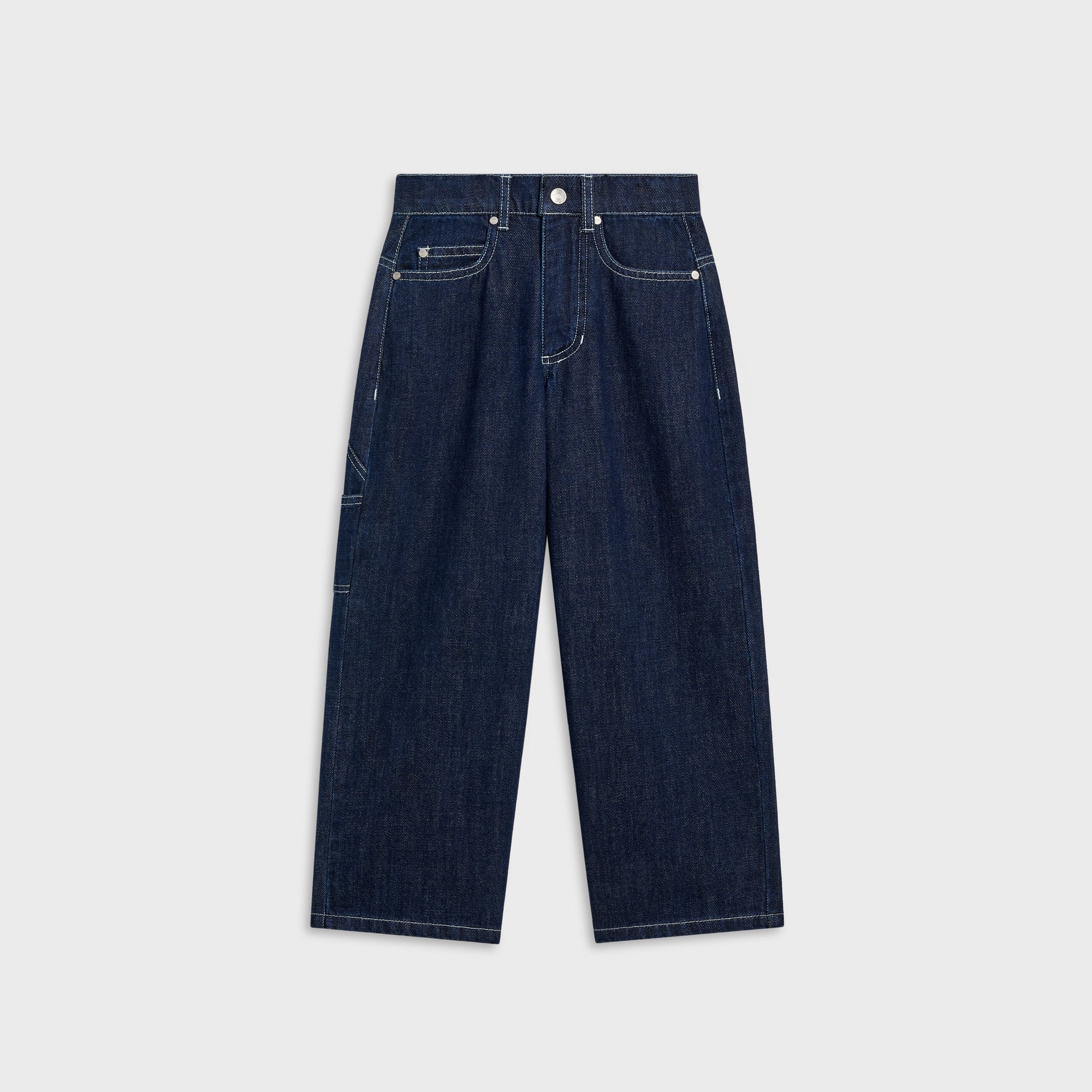 Kith Kids Denim Heston Wide Leg Utility Jean - Dark Indigo - PH