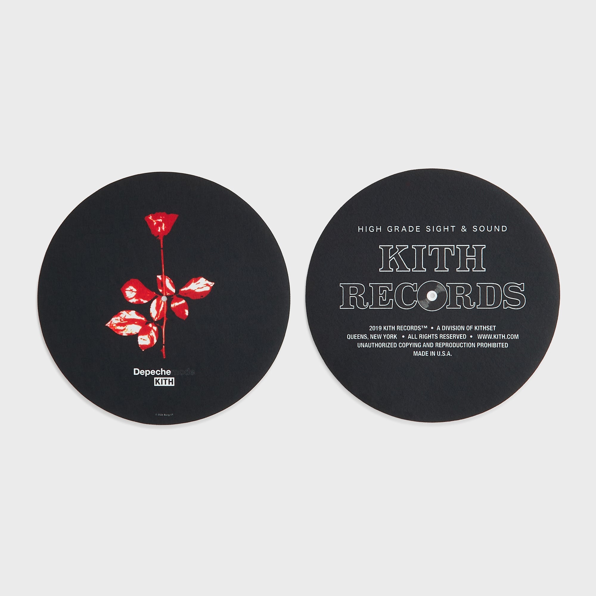 Kith Records for Depeche Mode Set of 2 Slip Mats - Multi – Kith Japan