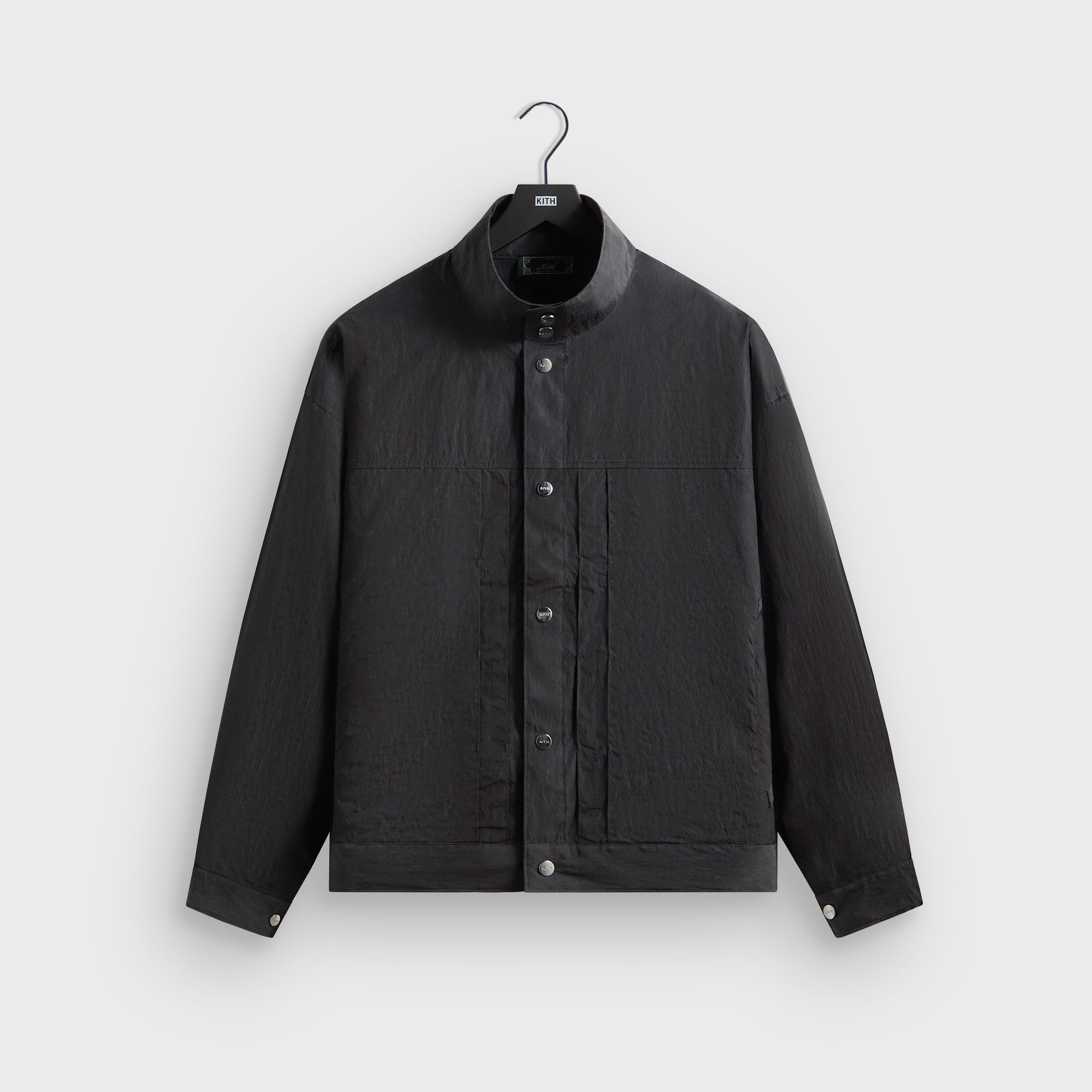 Kith Garment Dyed Wrinkle Nylon Alonzo Tech Jacket - Thunder