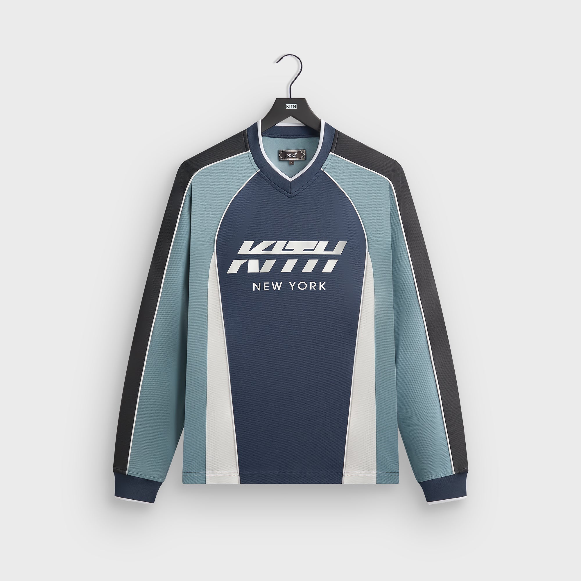 Kith Malik Long Sleeve Mesh Jersey - Nocturnal – Kith Japan