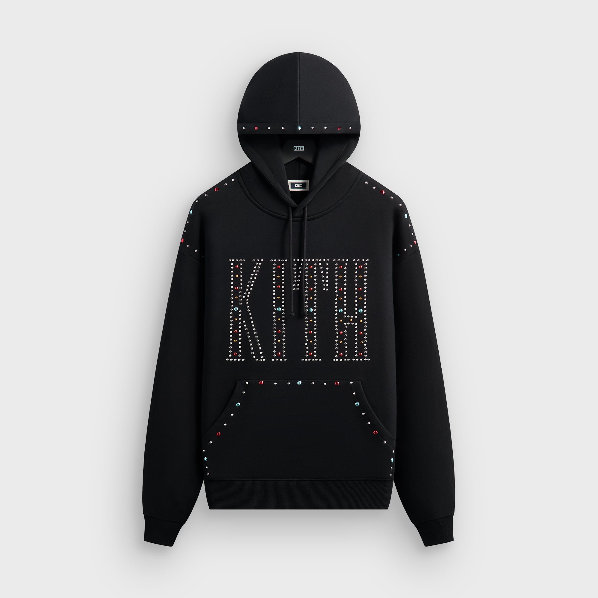 Kith Studded Nelson Hoodie - Black – Kith Japan