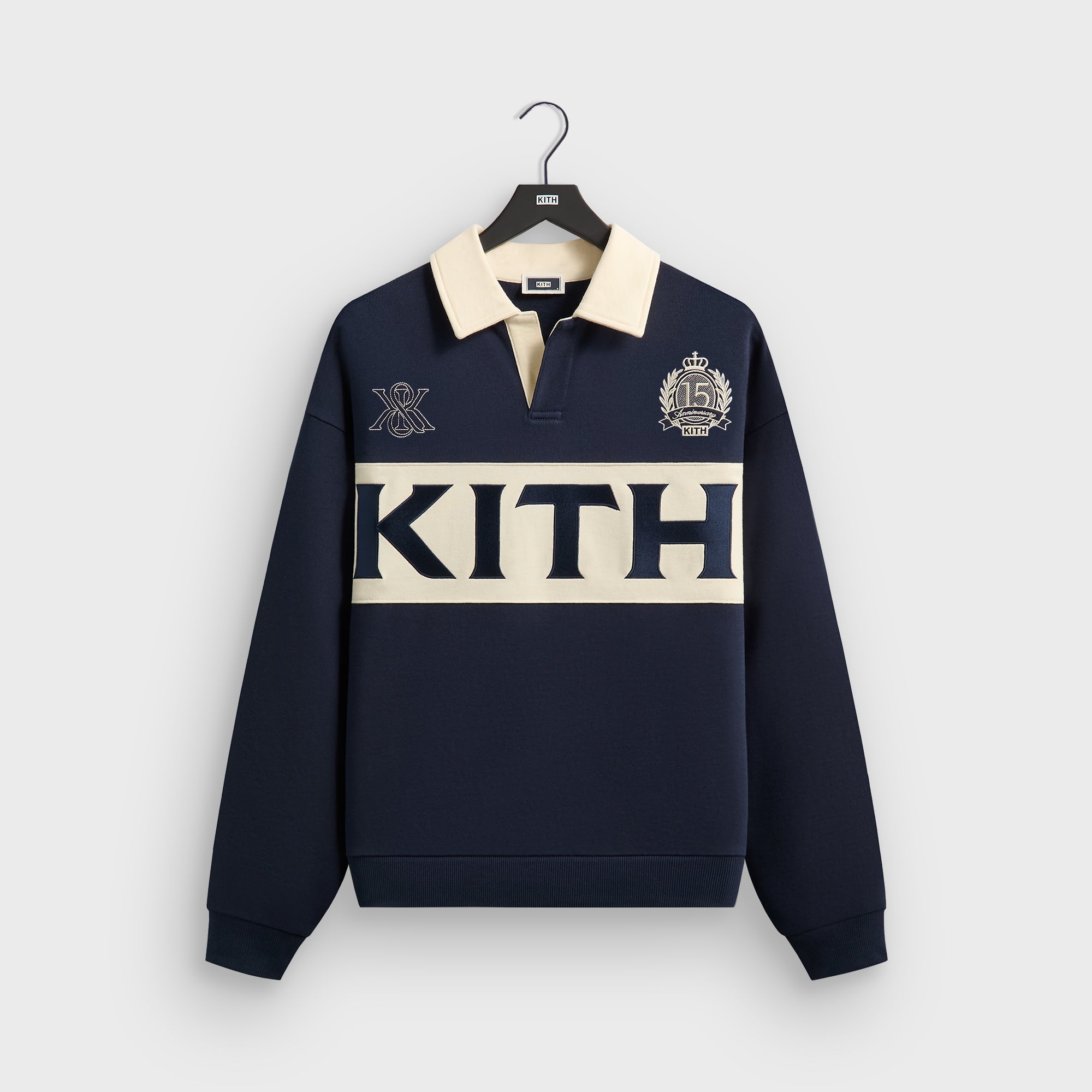 Kith Nelson Rugby Pullover - Nocturnal – Kith Japan
