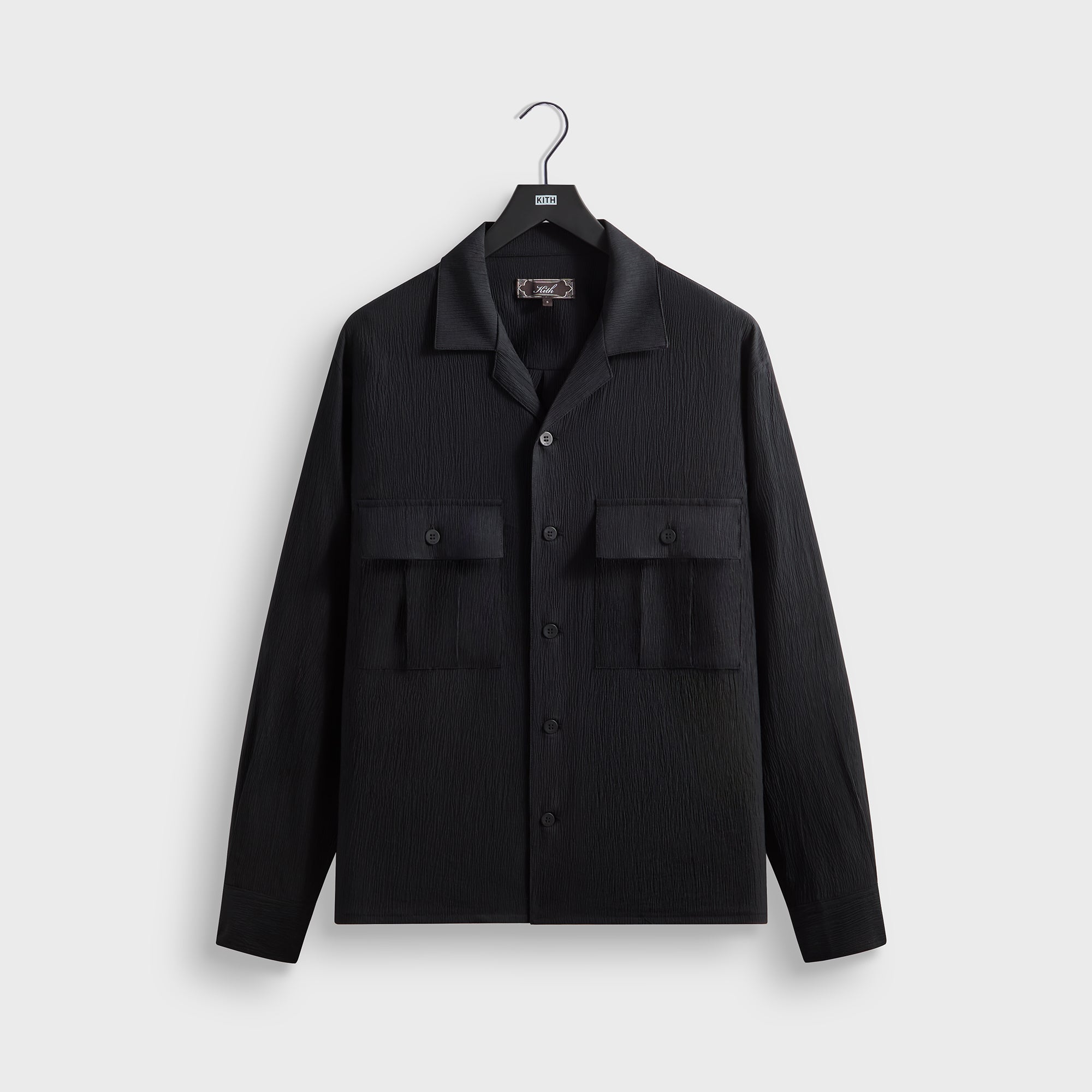 【おねぎ】KITH Kith Crinkled Nylon Ugo Shirt - Black - PH – Kith Japan