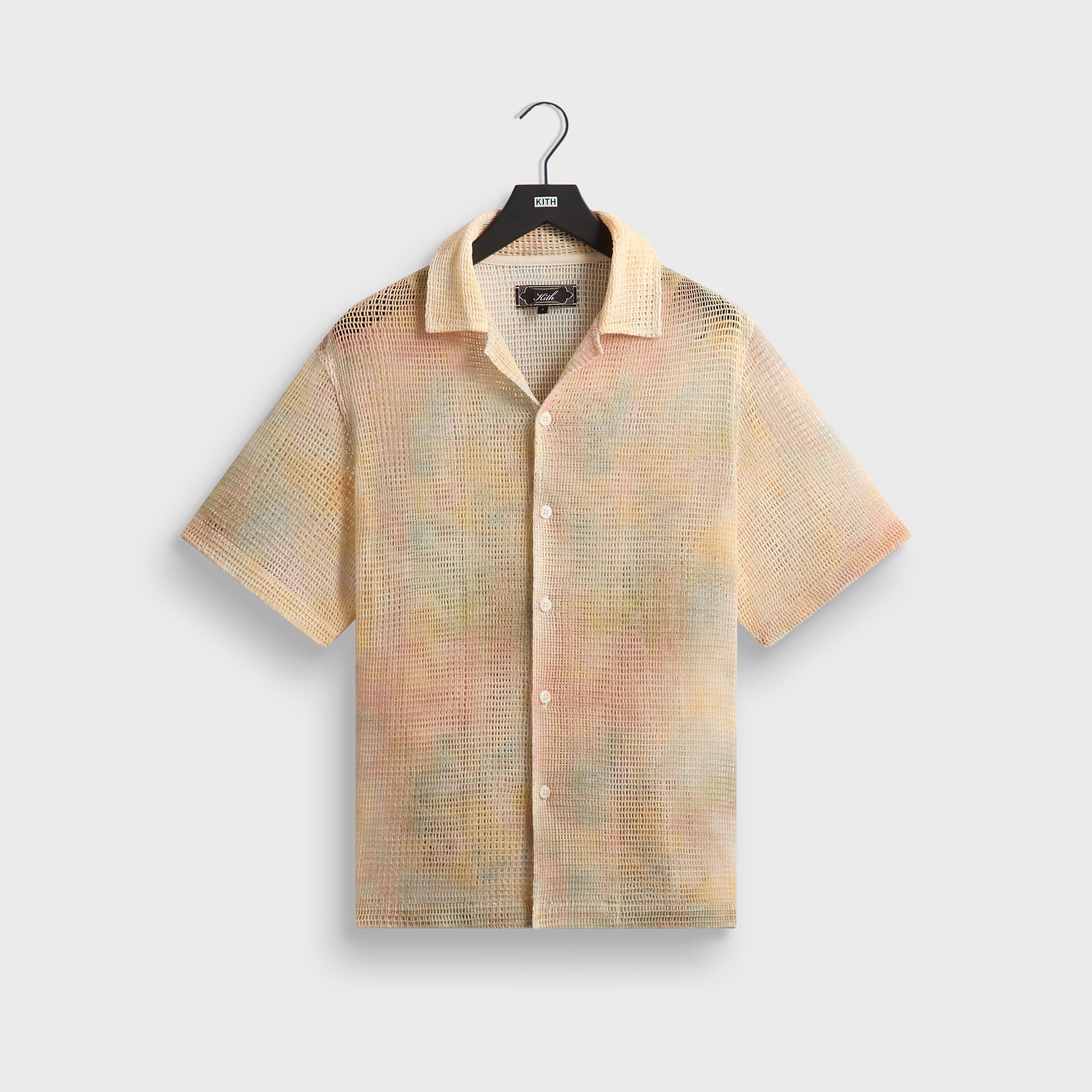 Kith Cloud Dye Cotton Mesh Thompson Camp Collar Shirt - Sedona