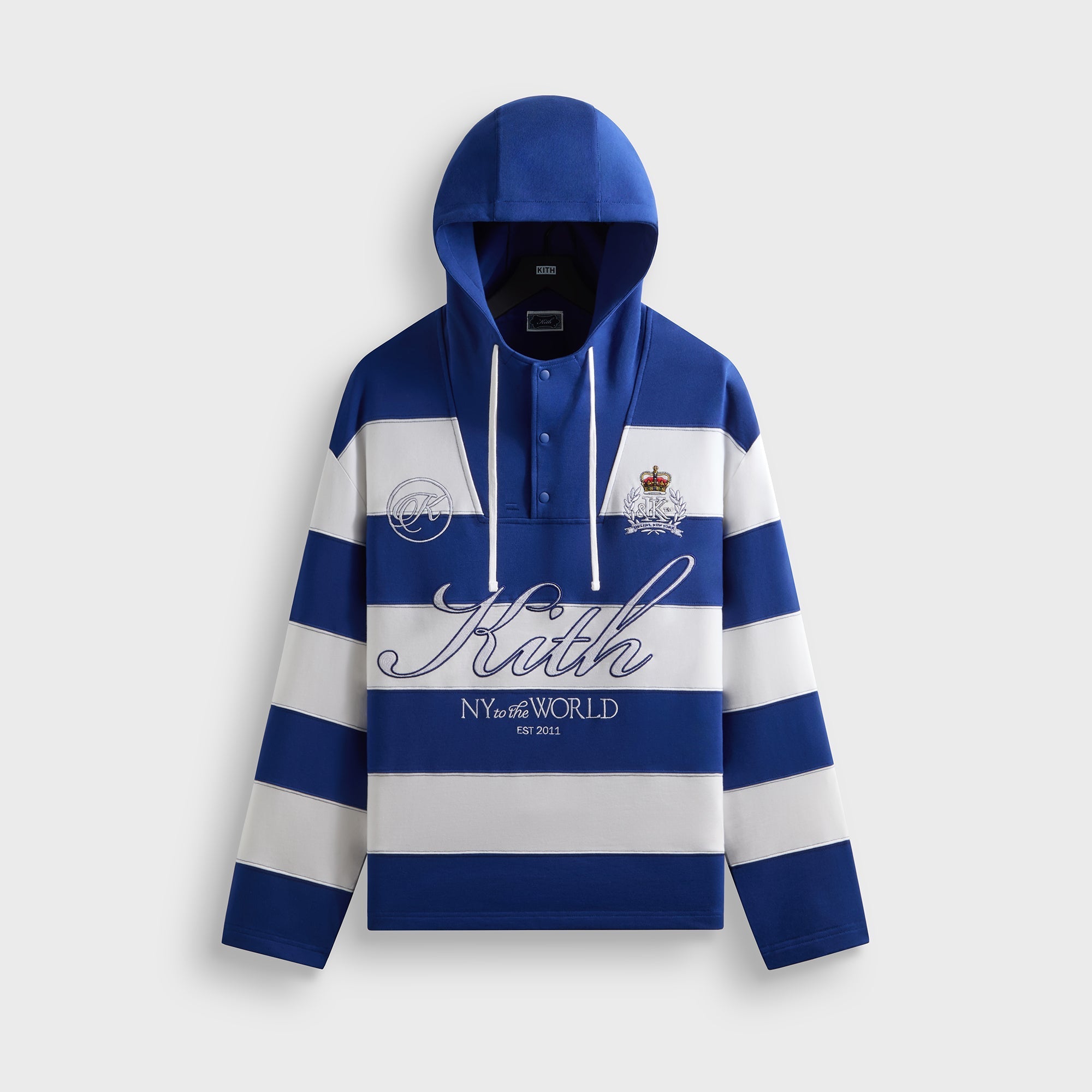Kith Compact Fleece Striped Caleb Anorak Hoodie - Layer - PH Kith Compact Fleece Striped Caleb Anorak Hoodie - Layer - PH
