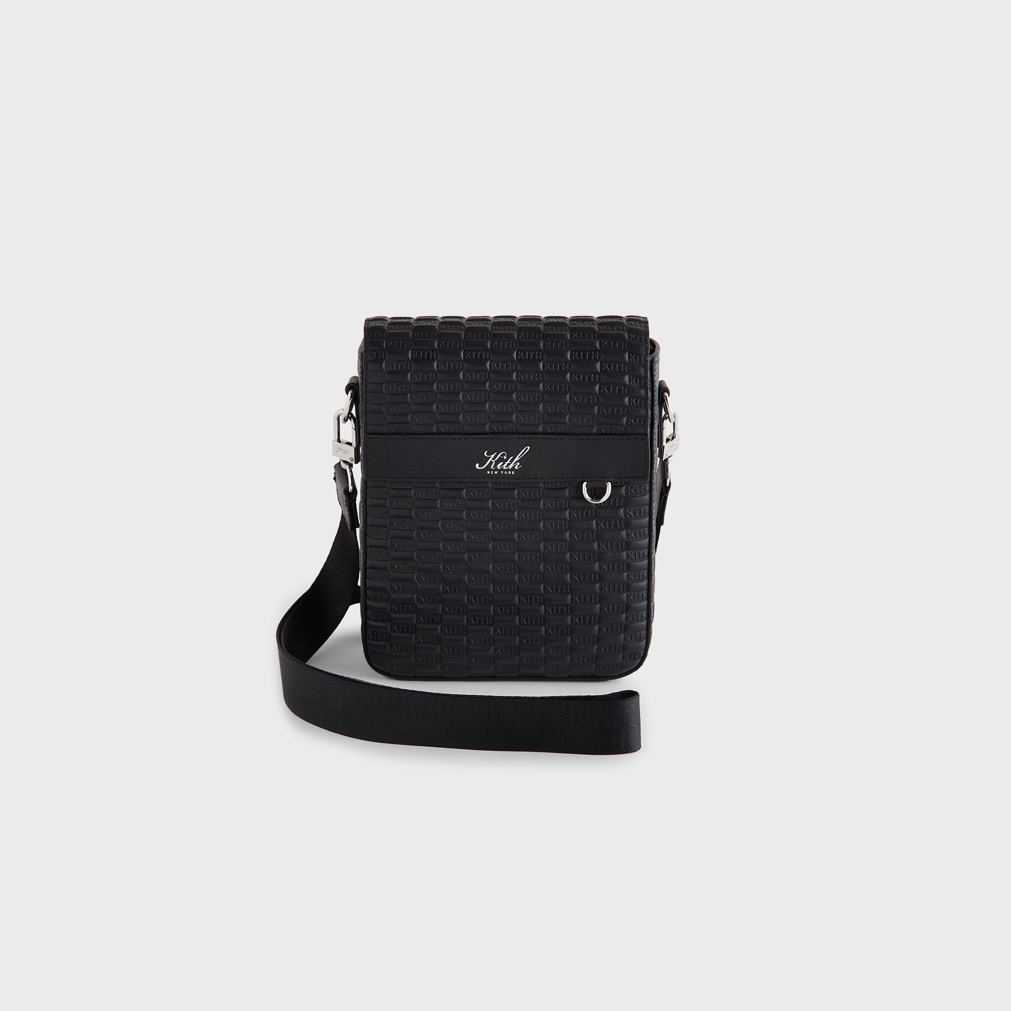 Kith Monogram Leather Explorer Pack - Black – Kith Japan