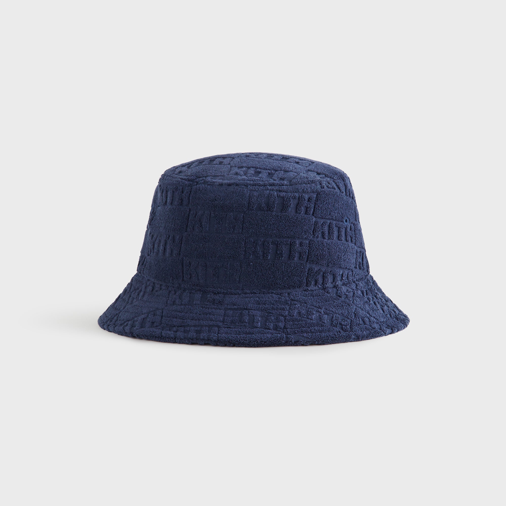 Kith Classic Logo Towel Terry Dawson Bucket Hat - Nocturnal - PH