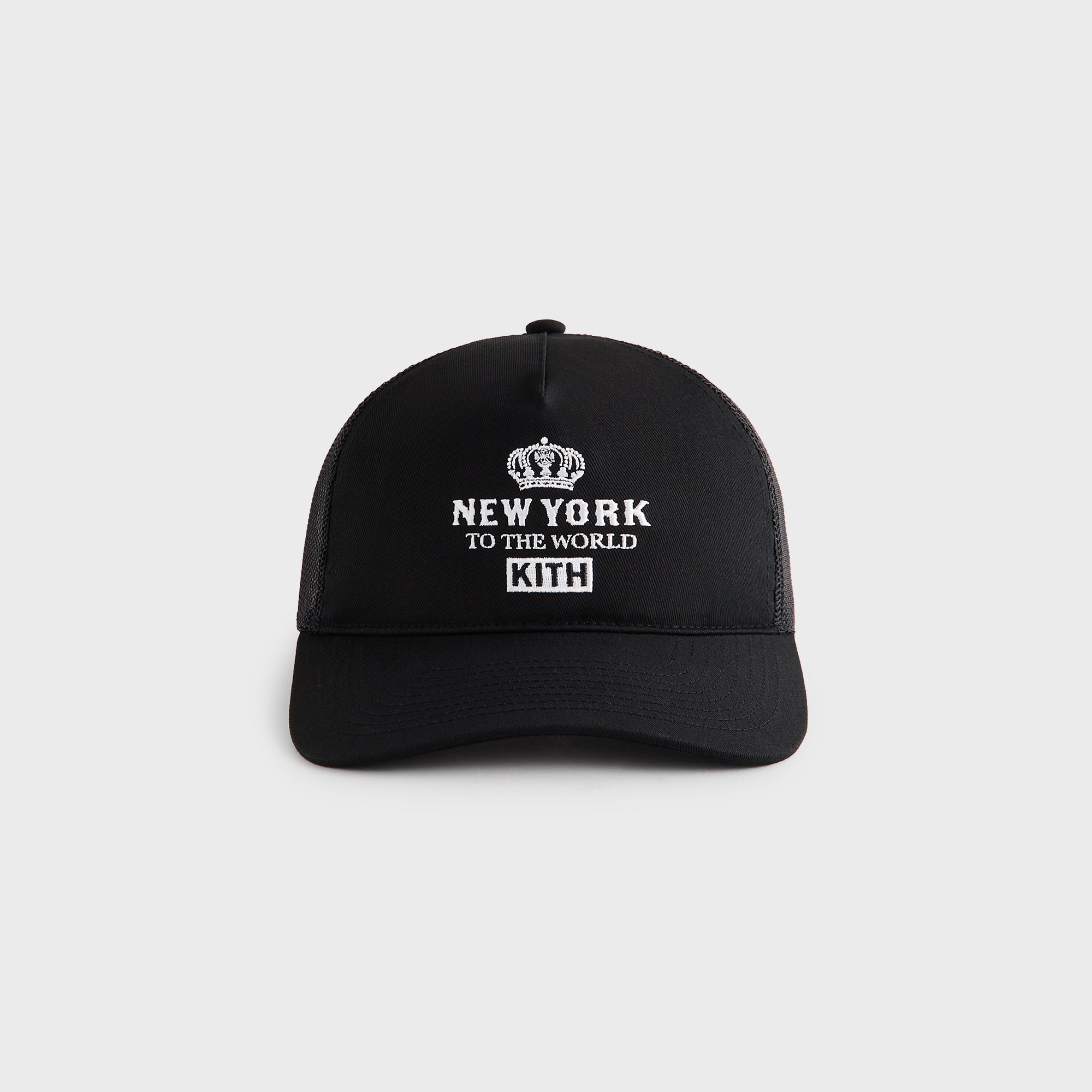 KITH NY to the world ベースボールキャップ Kith New York To The World Relaxed Twill Nolan Trucker Hat - Black