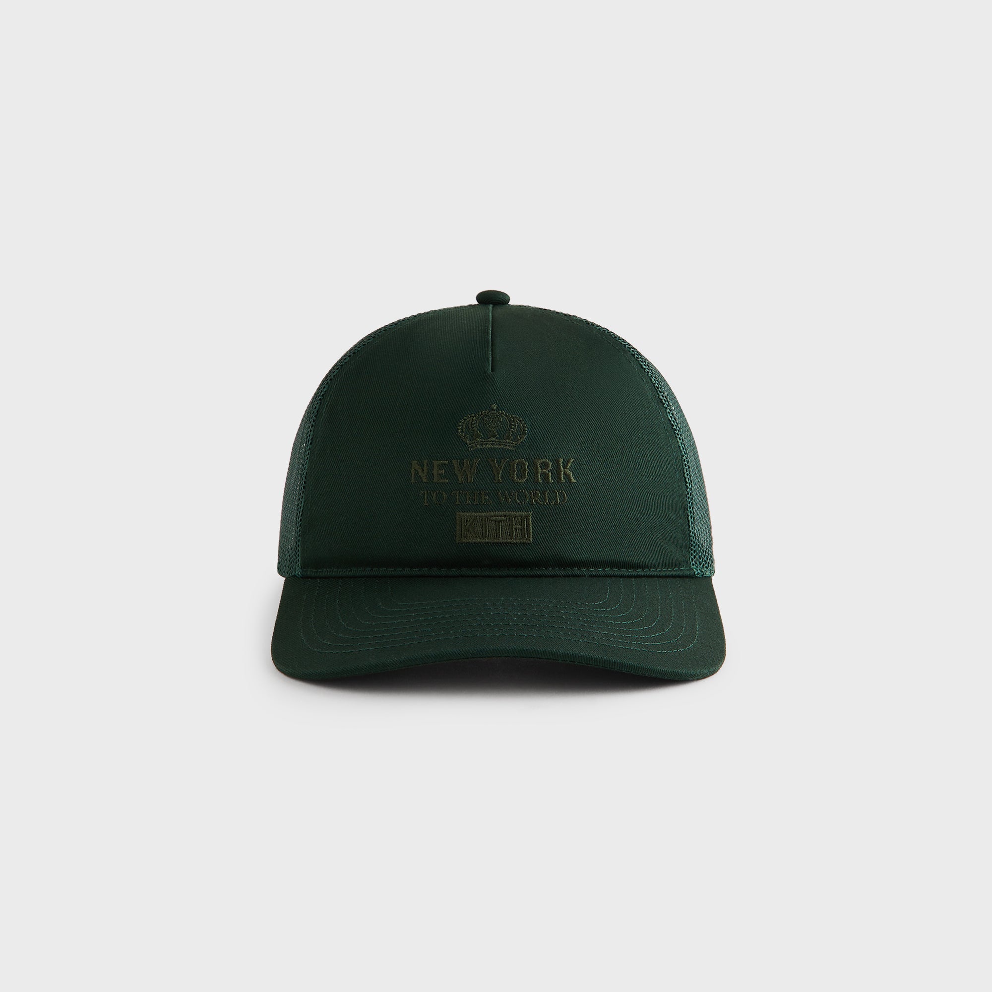 Kith New York To The World Relaxed Twill Nolan Trucker Hat