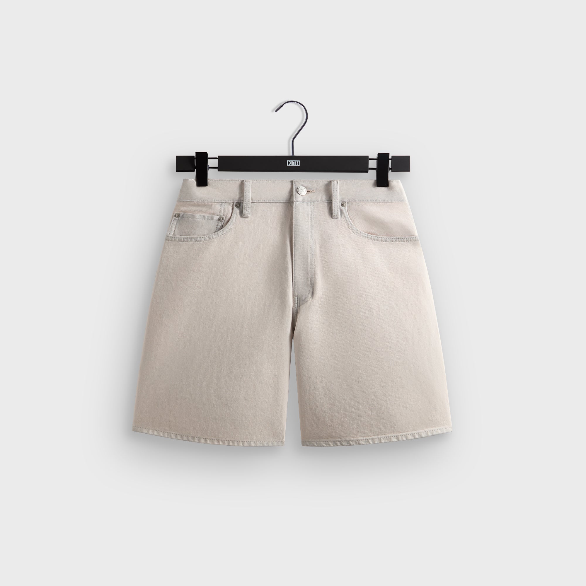 Kith Midweight Denim Lewis Short - Washed Pastel – Kith Japan