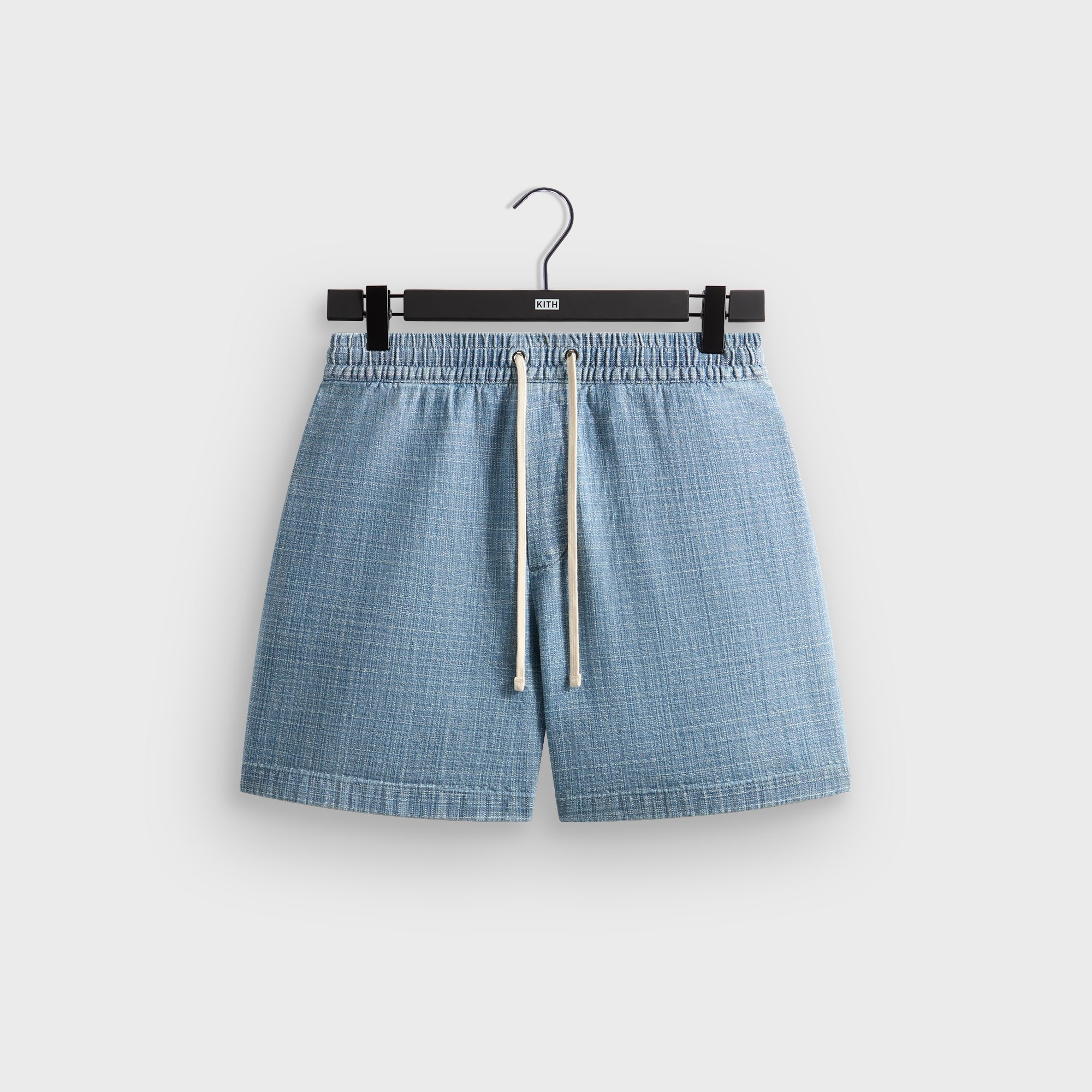 Kith Textured Indigo Weave Cayden Short - Light Indigo - PH – Kith