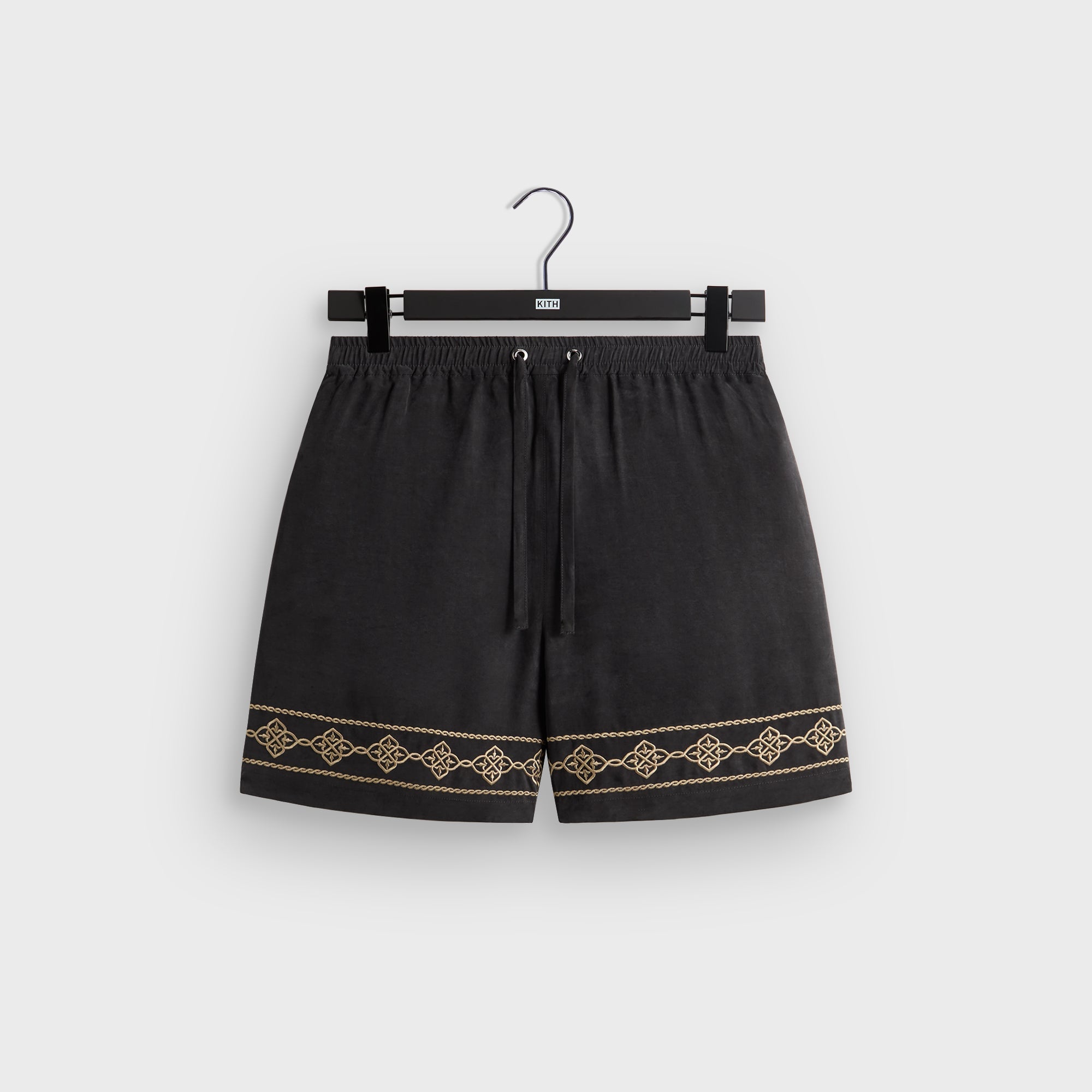 Kith Cupro Linen Cedar Short - Black – Kith Japan