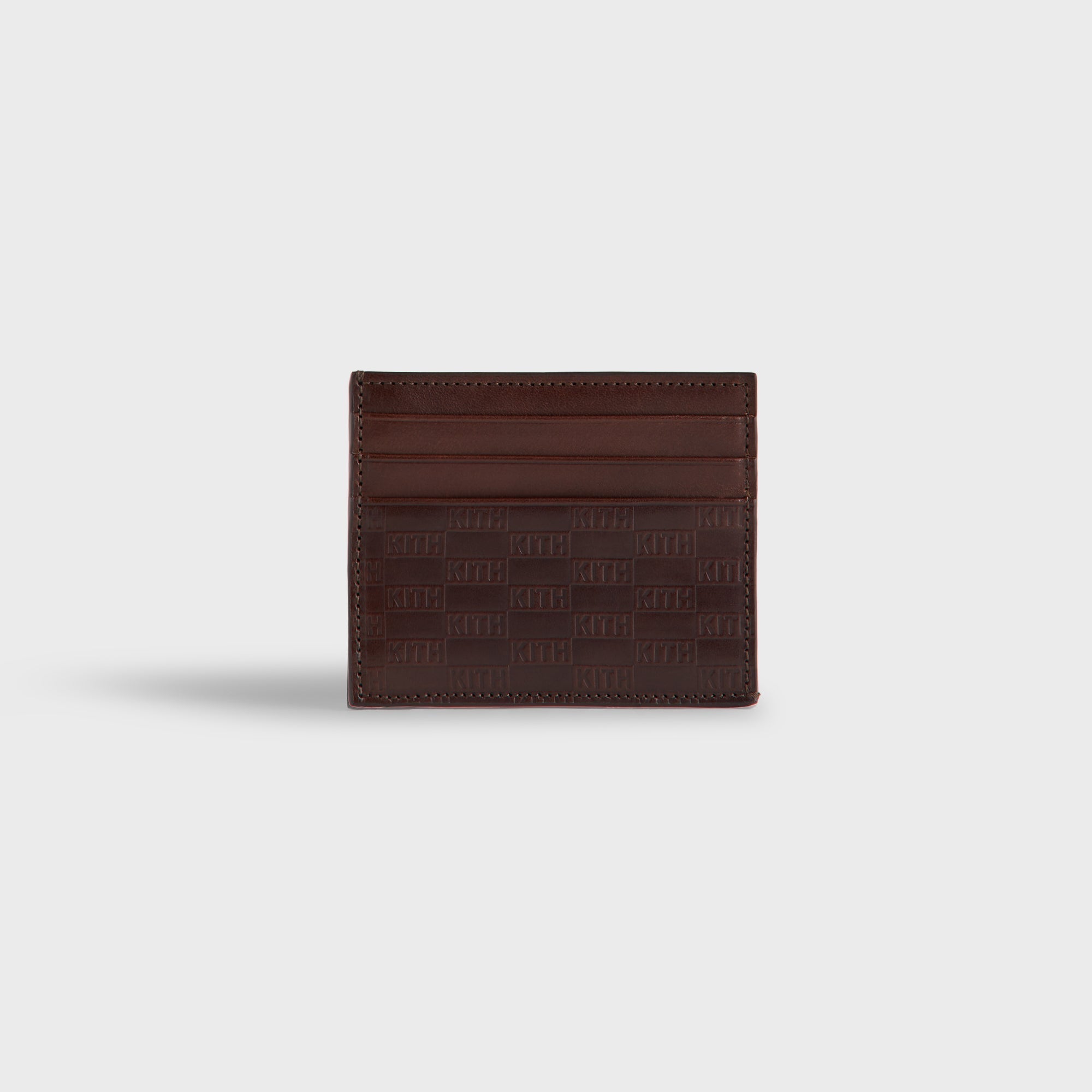 Kith Monogram Leather Card Holder - Incognito – Kith Japan