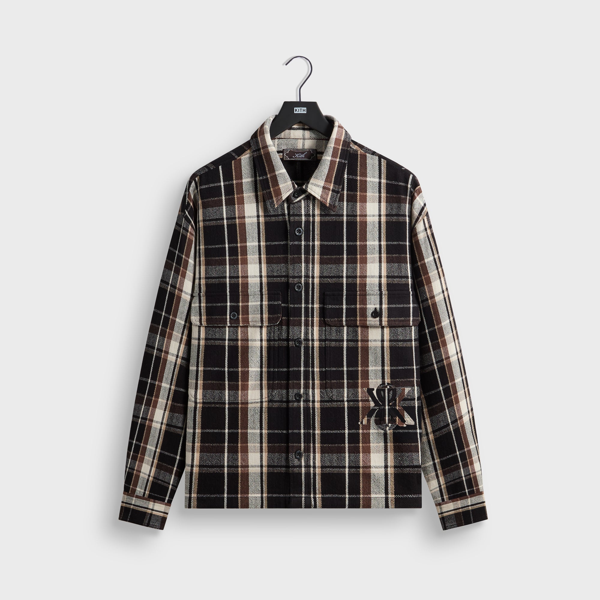 Kith Plaid Henson Buttondown Shirt - Black – Kith Japan