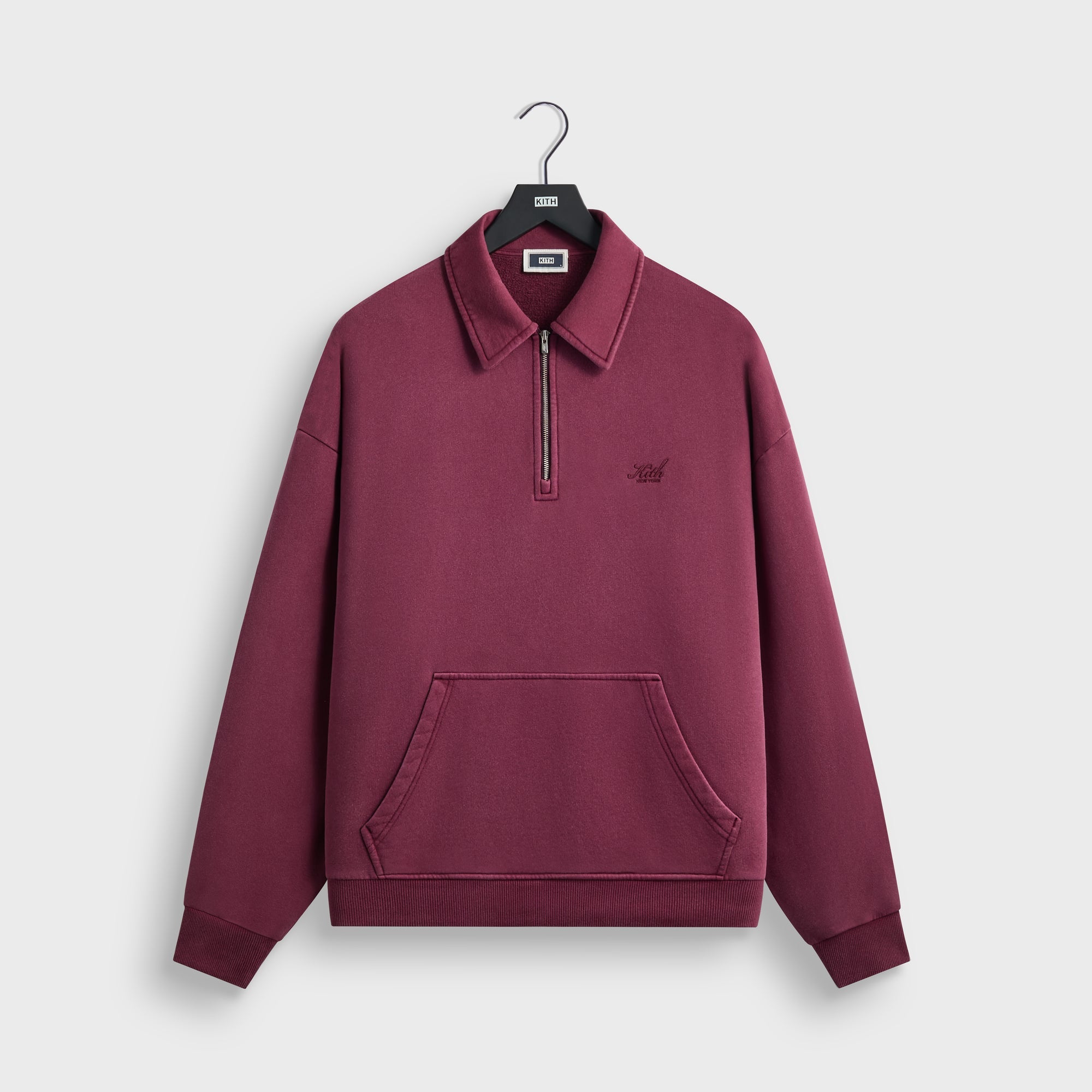 Kith Quarter Zip Popover Sweatshirt - Essence – Kith Japan