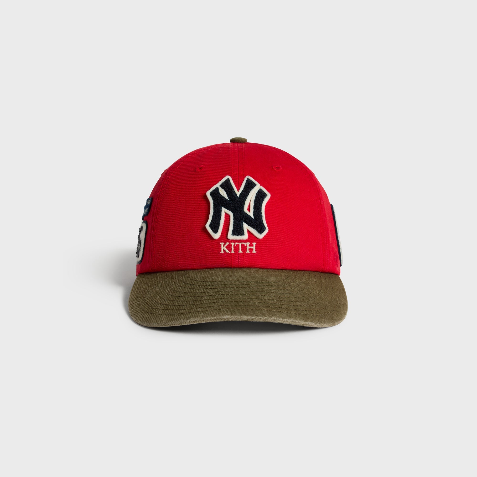 Kith×New Era  キャップ Kith & '47 for the New York Yankees Clean Up Round Visor Cap