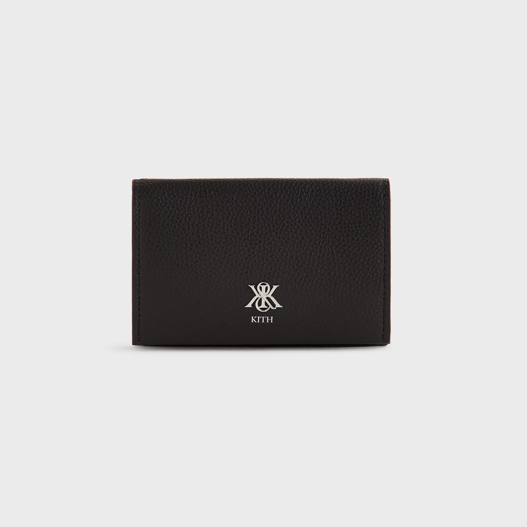 kith カードケース Kith Tumbled Leather Card Holder - Black - PH – Kith Japan
