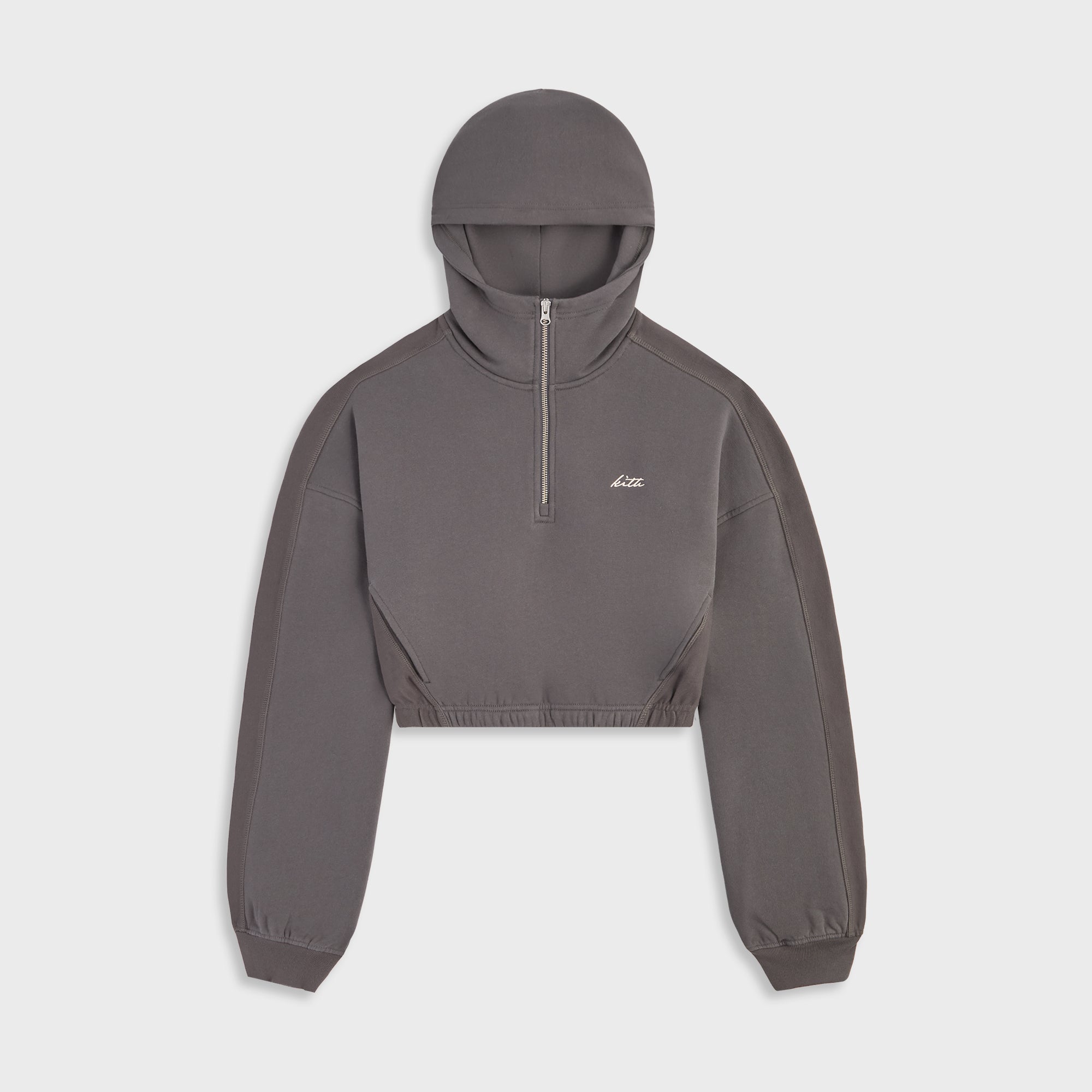 Kith Women Blair Quarter Zip Hoodie - Monarch – Kith Japan Kith Women Blair Quarter Zip Hoodie - Monarch – Kith Japan
