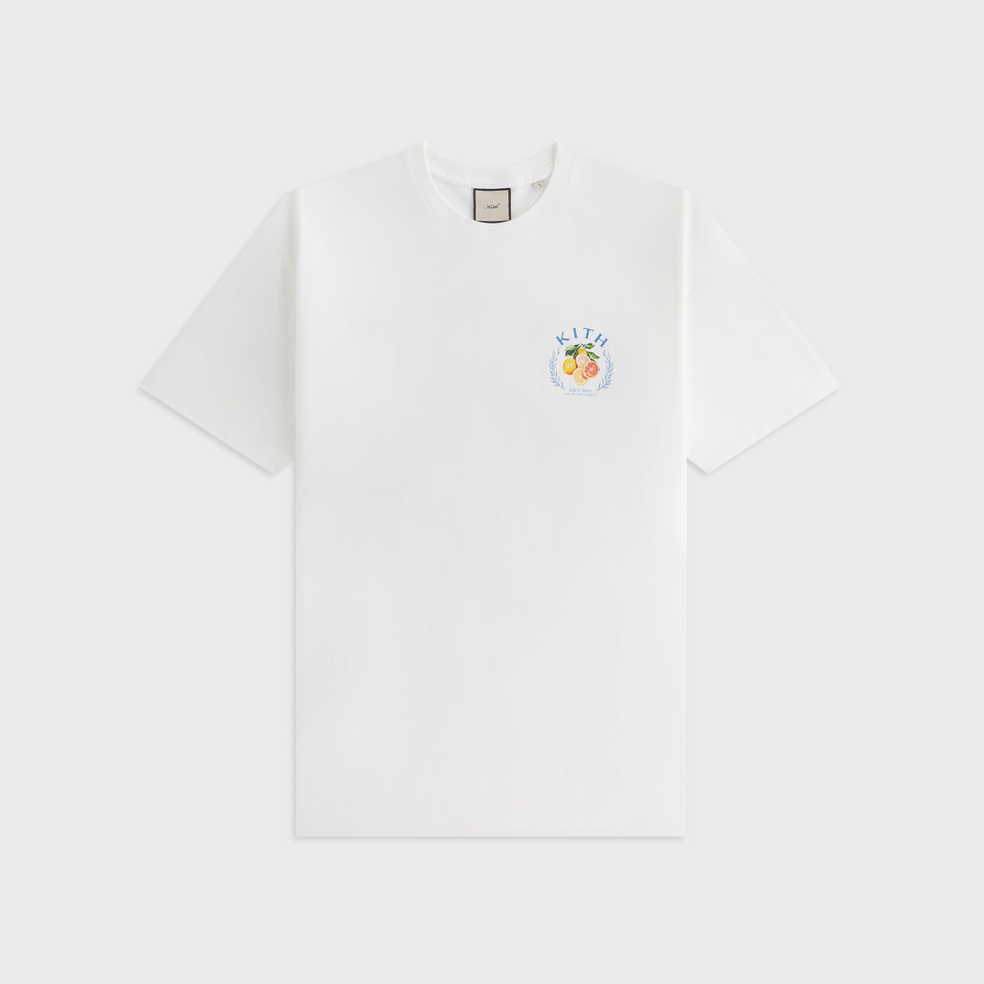 Kith Women Vintage Citrus Crest Tee - White – Kith Japan