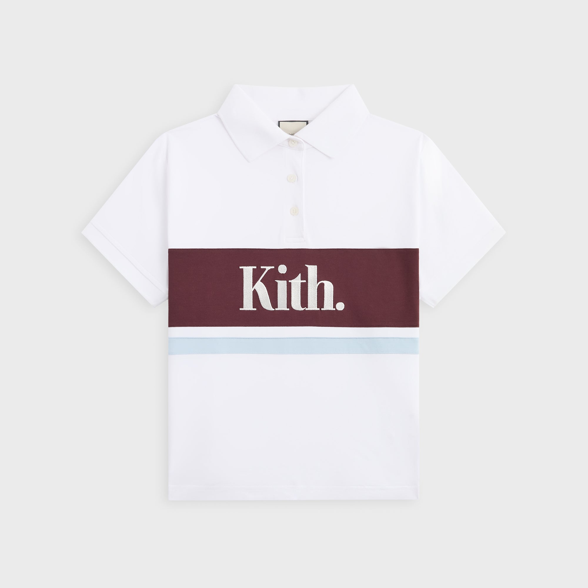 KITHポロシャツ Kith Women Breda Paneled Polo - White – Kith Japan
