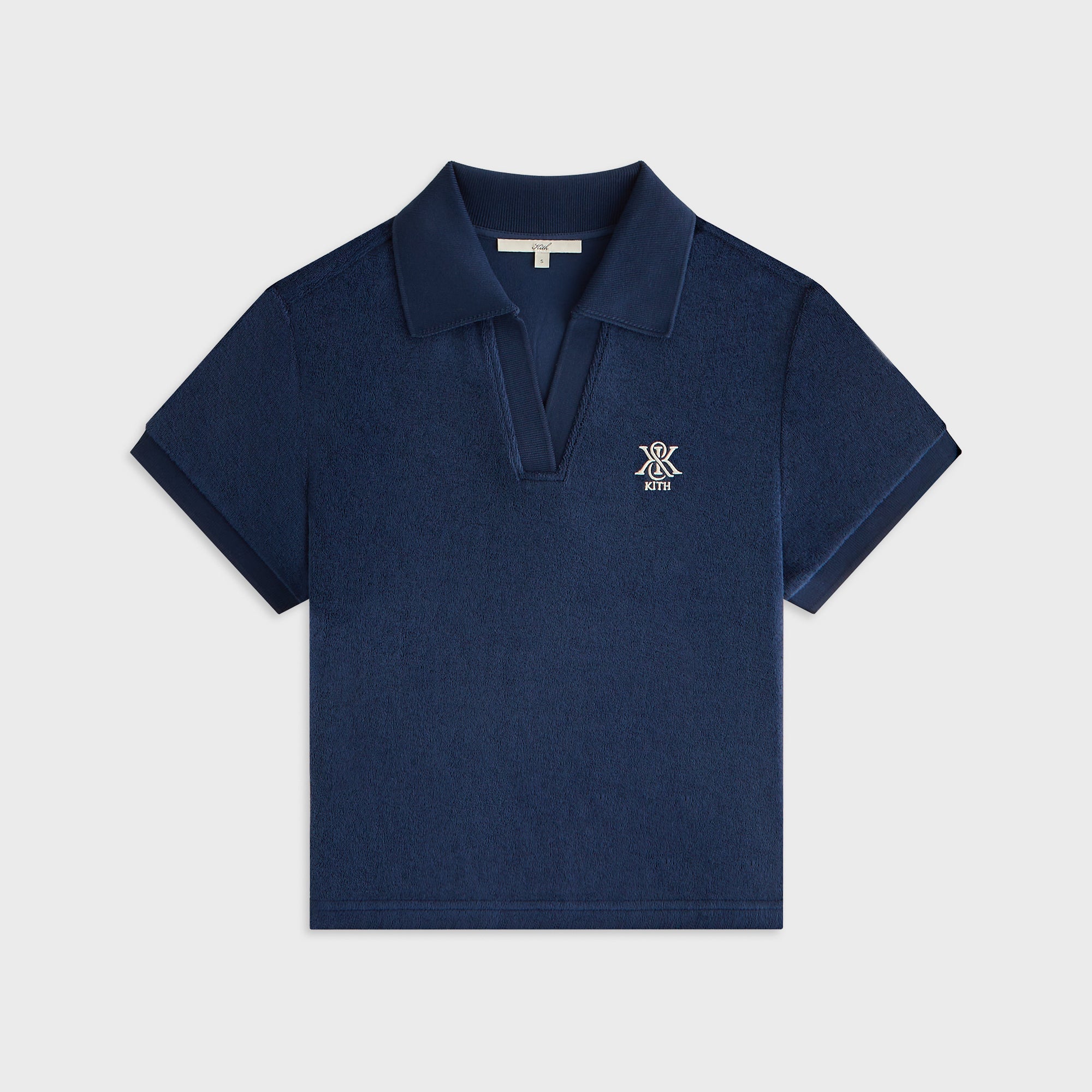 Kith Women Hedi Towel Terry Polo - Nocturnal – Kith Japan