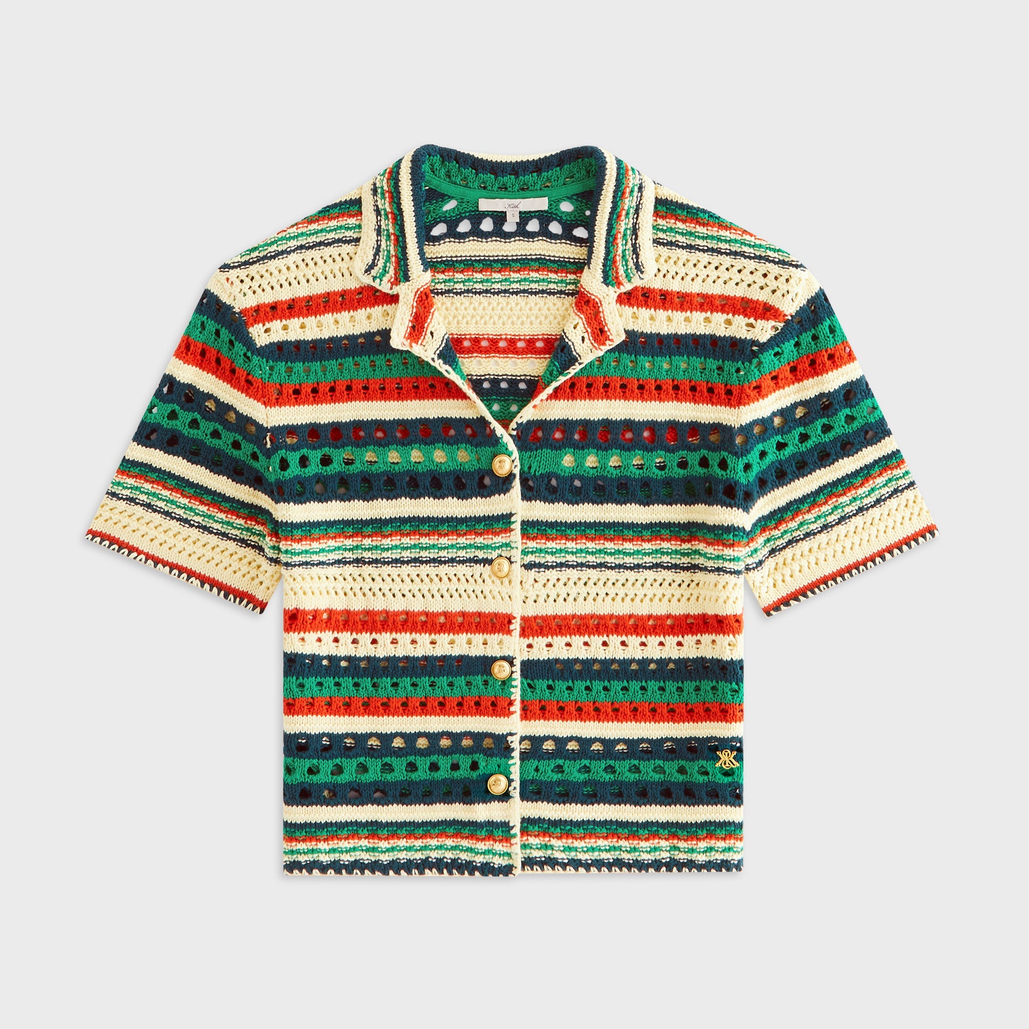 Kith Women Elena II Eyelet Crochet Shirt - Spirited – Kith Japan