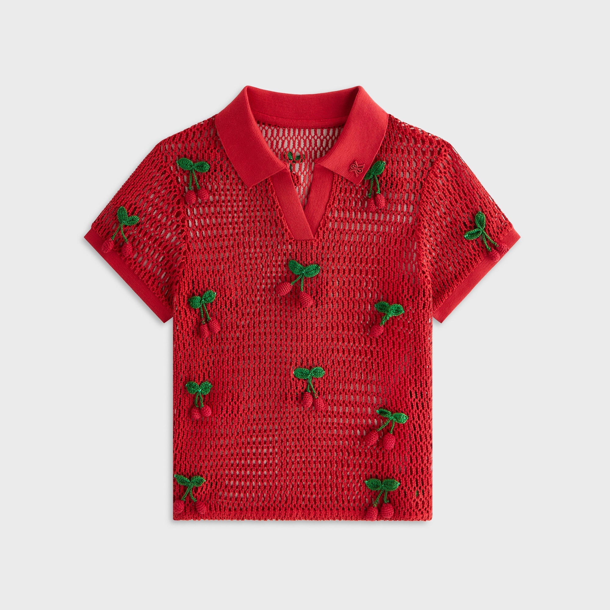 Kith Women Hedi Cherry Sweater Polo - Fury – Kith Japan