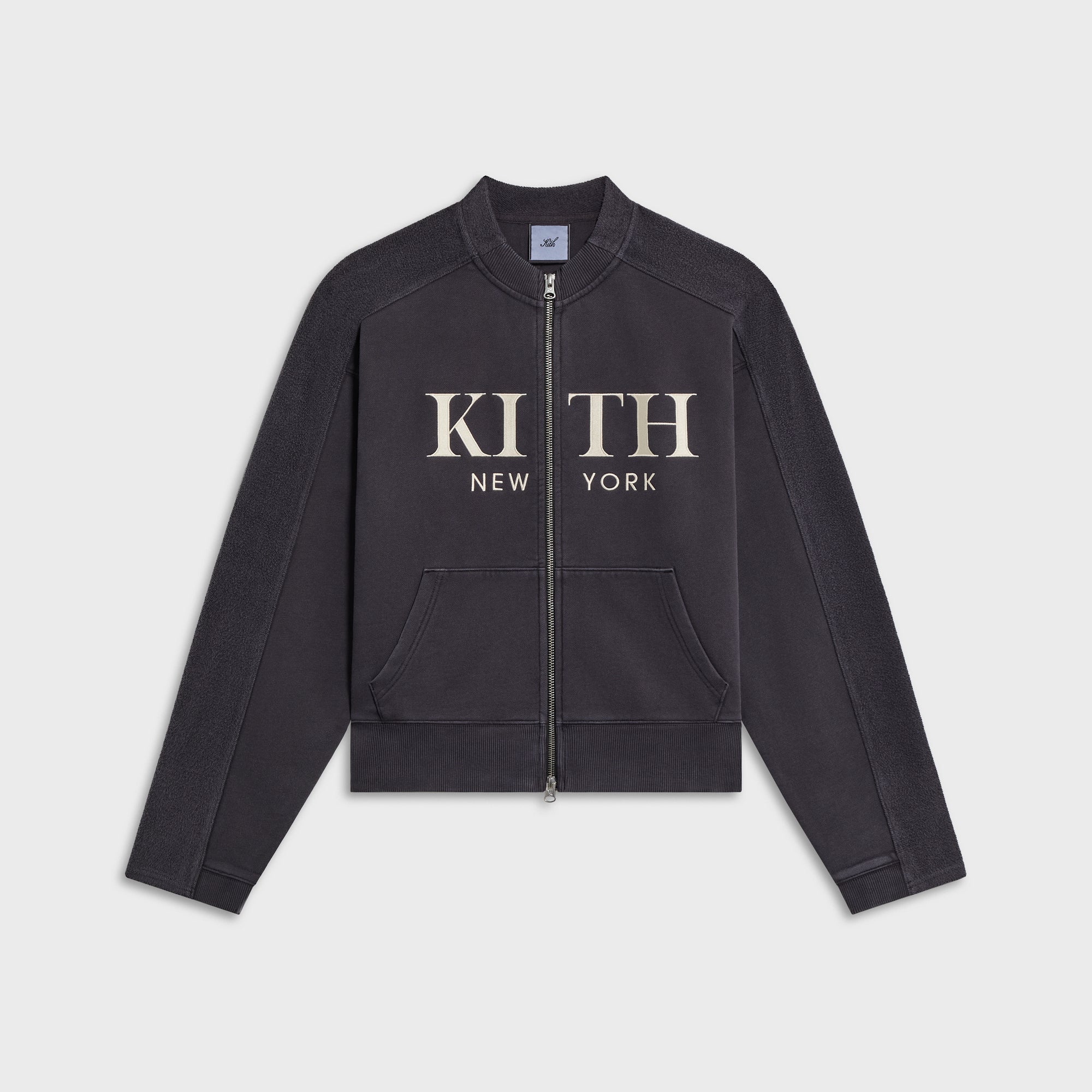 Kith Women Peige Paneled Oversized Zip Jacket - Black – Kith Japan