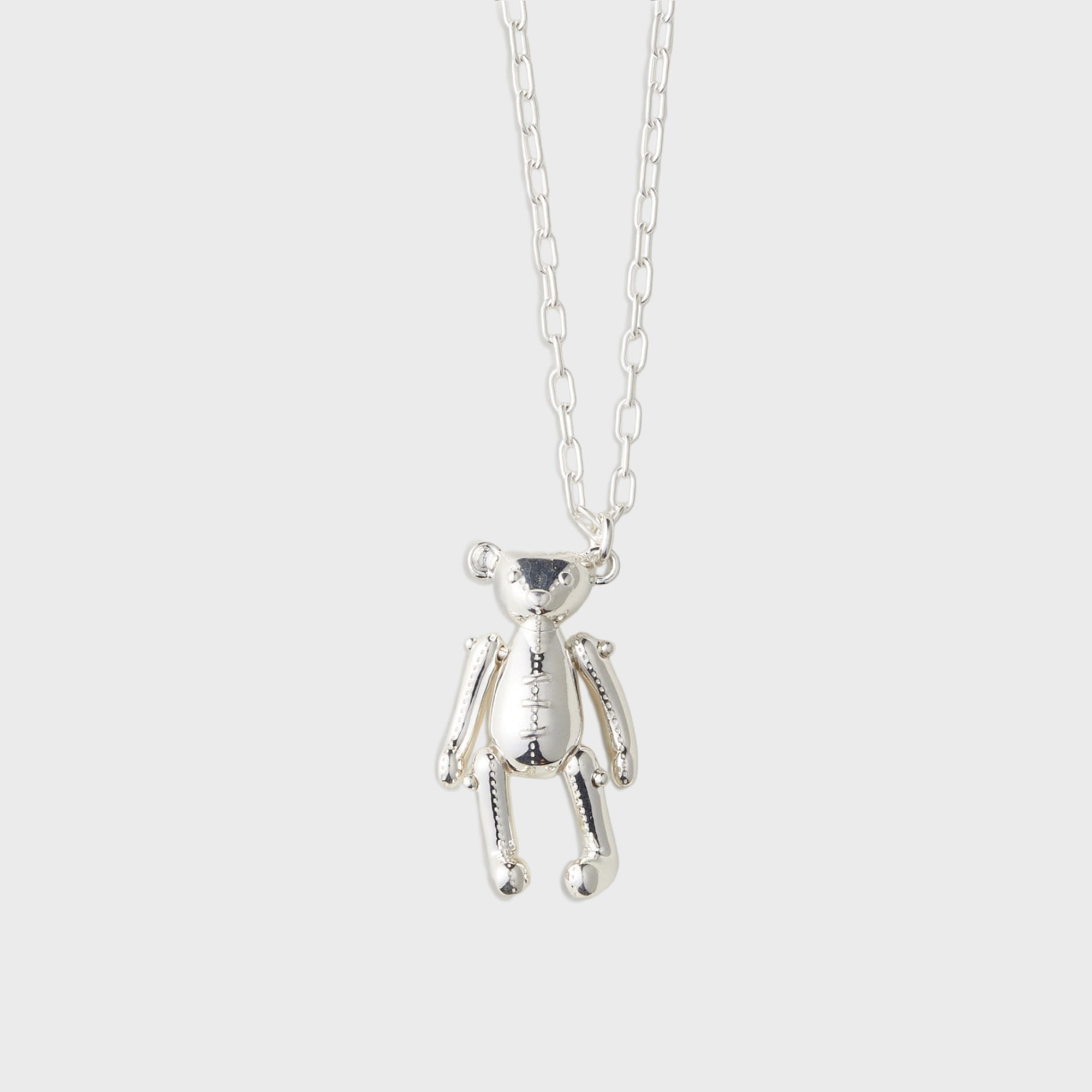AMBUSH Teddy Bear Charm Necklace - Silver – Kith Japan