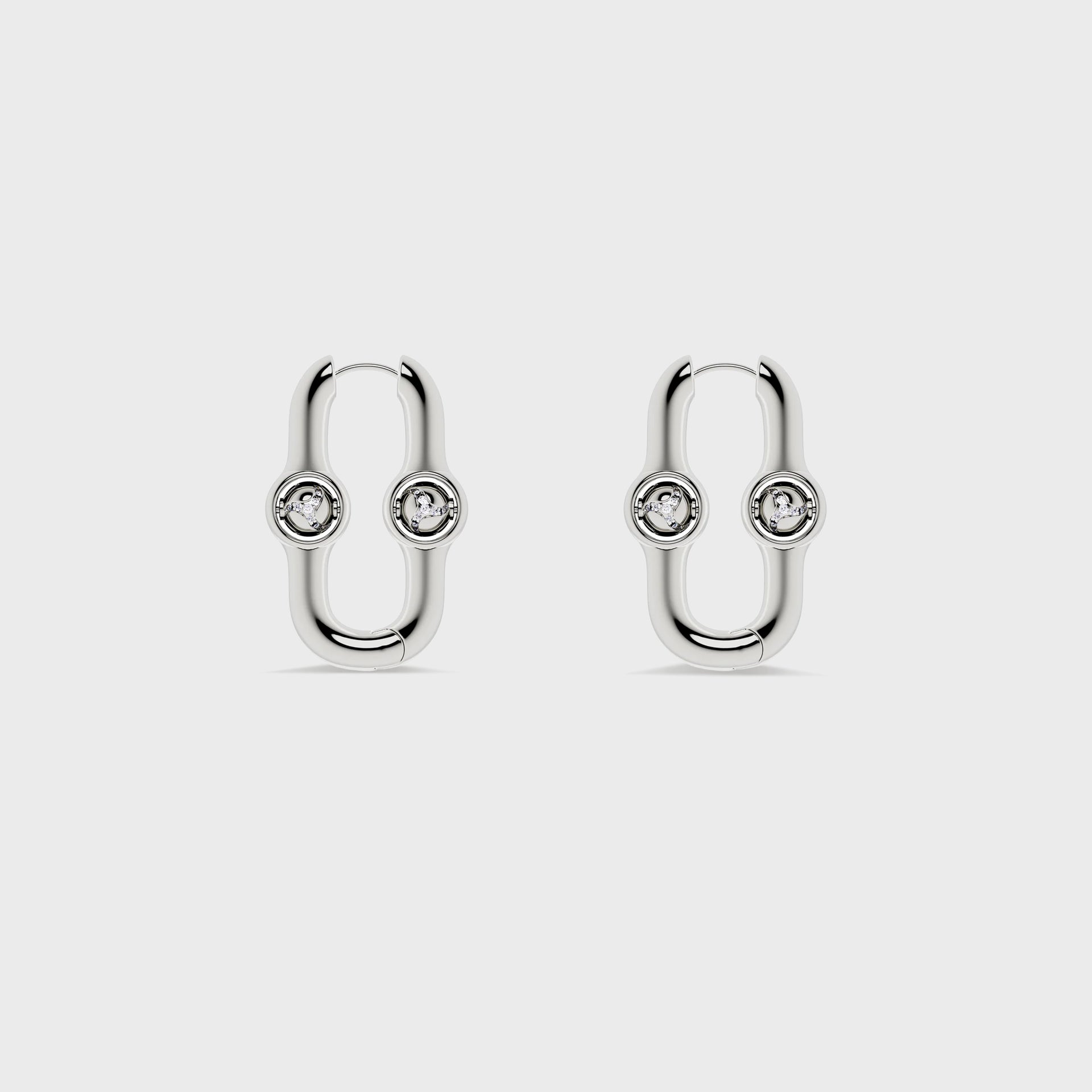 BUDAHOOD Gate Of Joy Earrings Small - SILVER