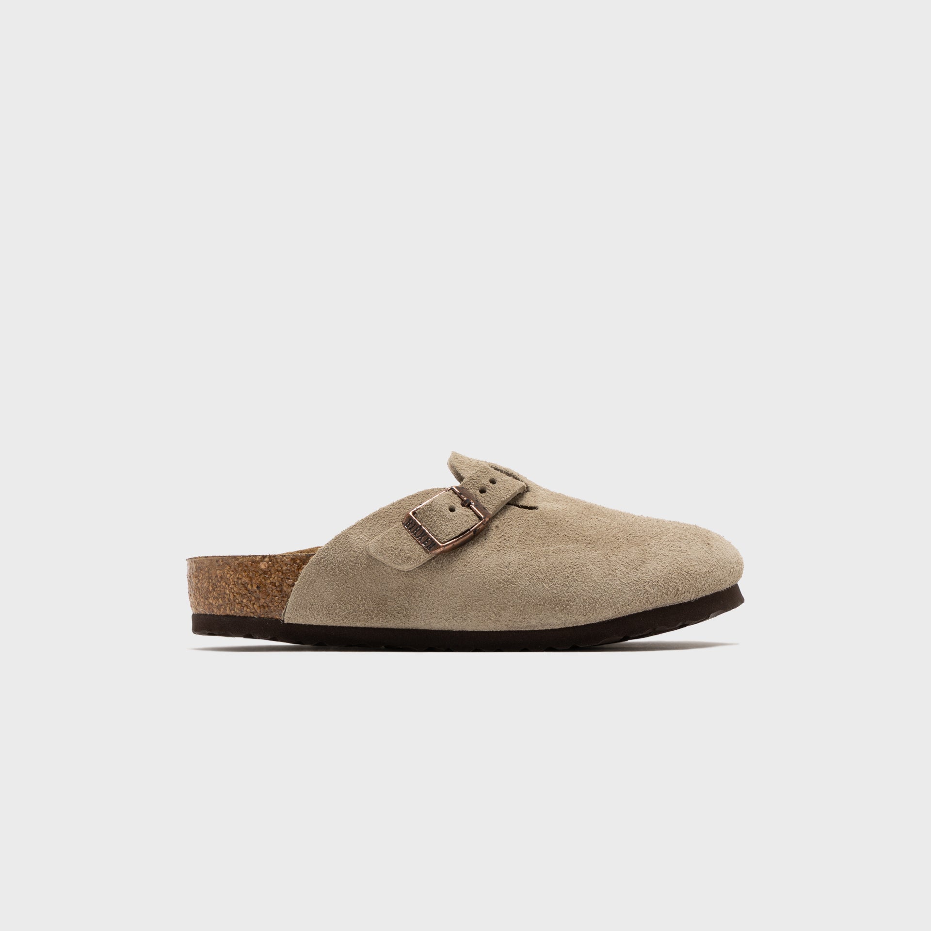Birkenstock Kids Boston Suede - Taupe