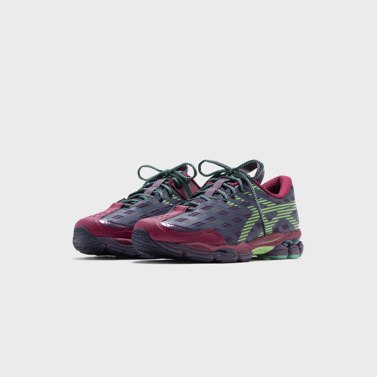 ASICS US8-S GEL-SJ33 - Deep Plum / Fresh Grass