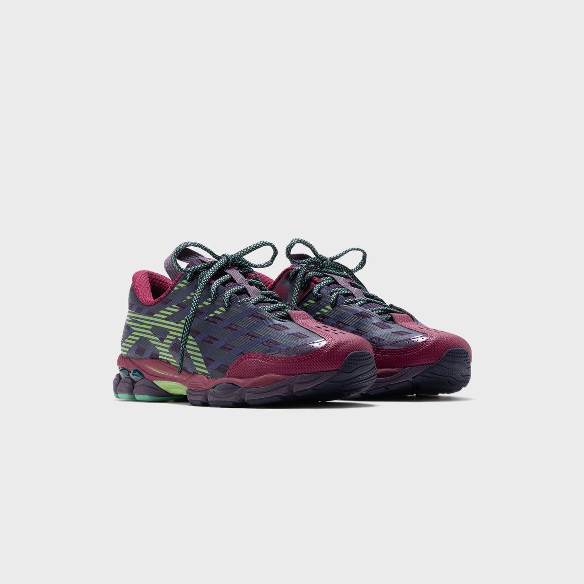 ASICS US8-S GEL-SJ33 - Deep Plum / Fresh Grass