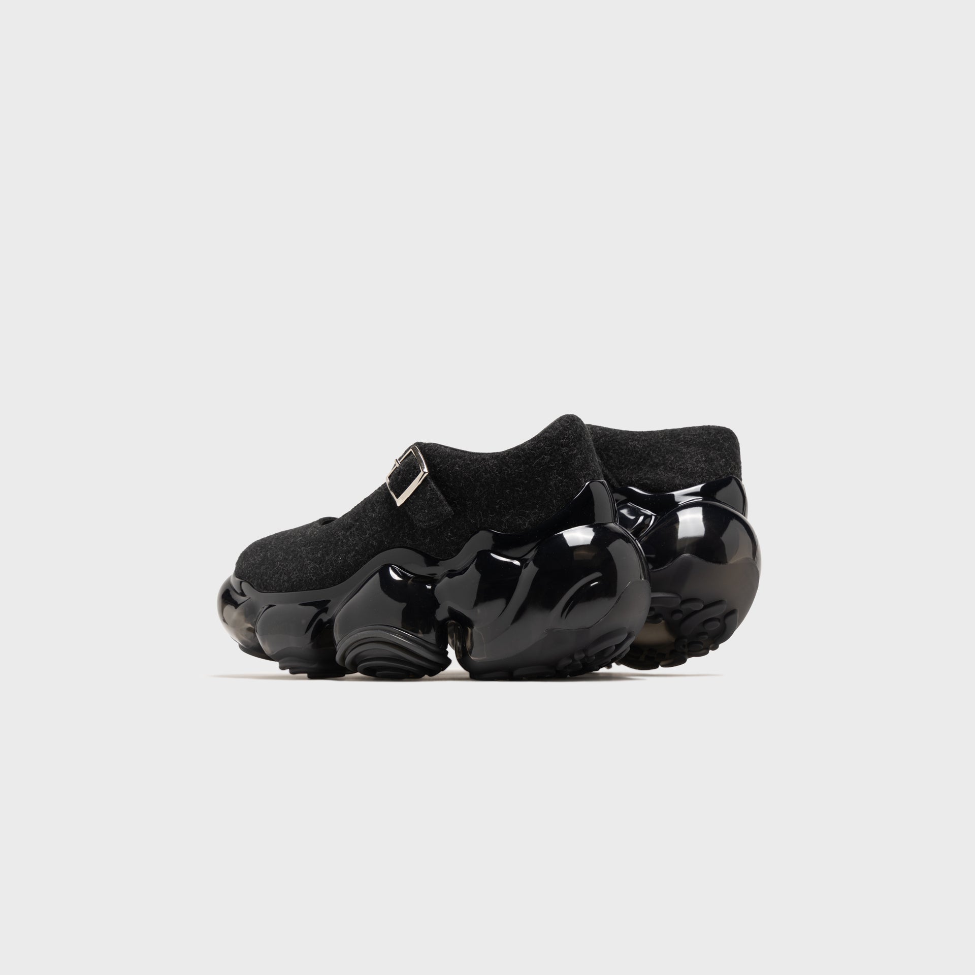 Grounds Moopie Felt Pebble - Black Felt / Black