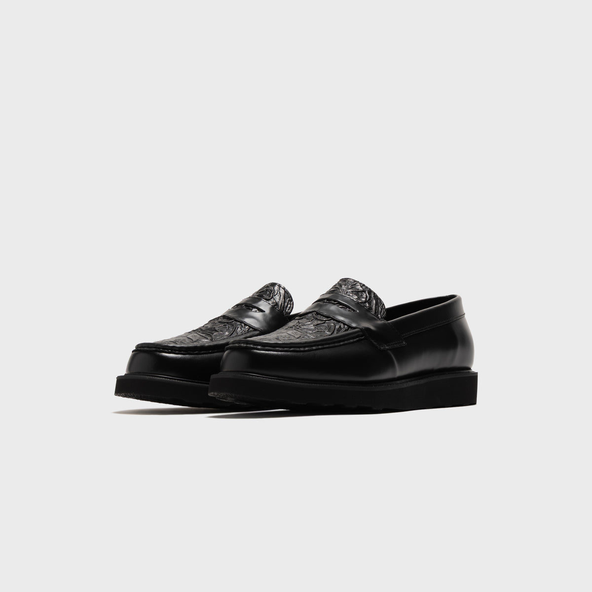 CAMINANDO Embossed Loafer - Black