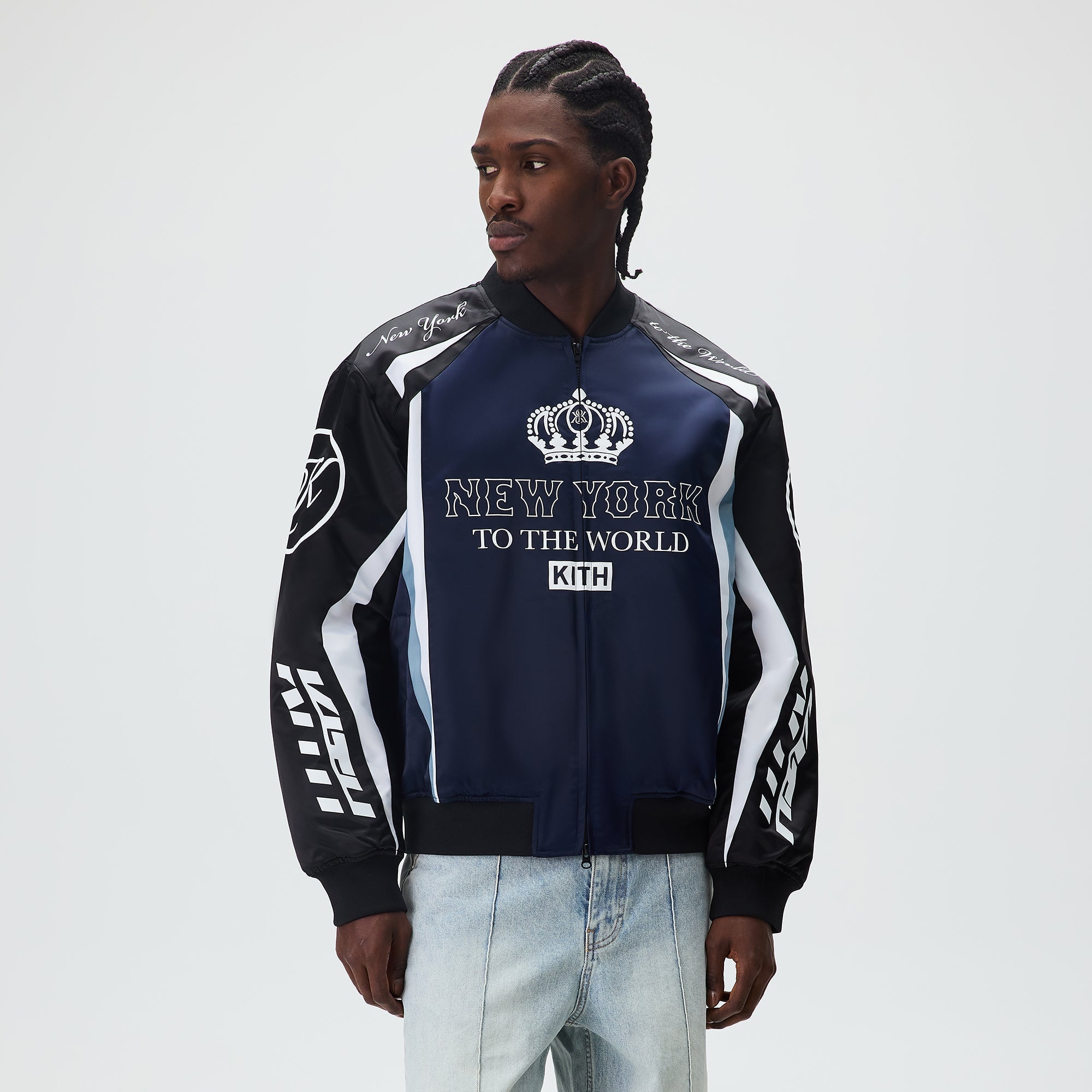 Kith Roy Racing Nylon Bomber Jacket - Nocturnal – Kith Japan