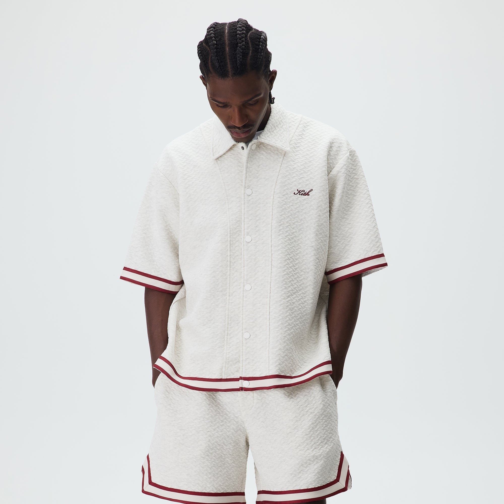 Kith ハイネックハーフスリーブポロシャツ L ライトグレー KHM033366-002-Front.jpg?v=