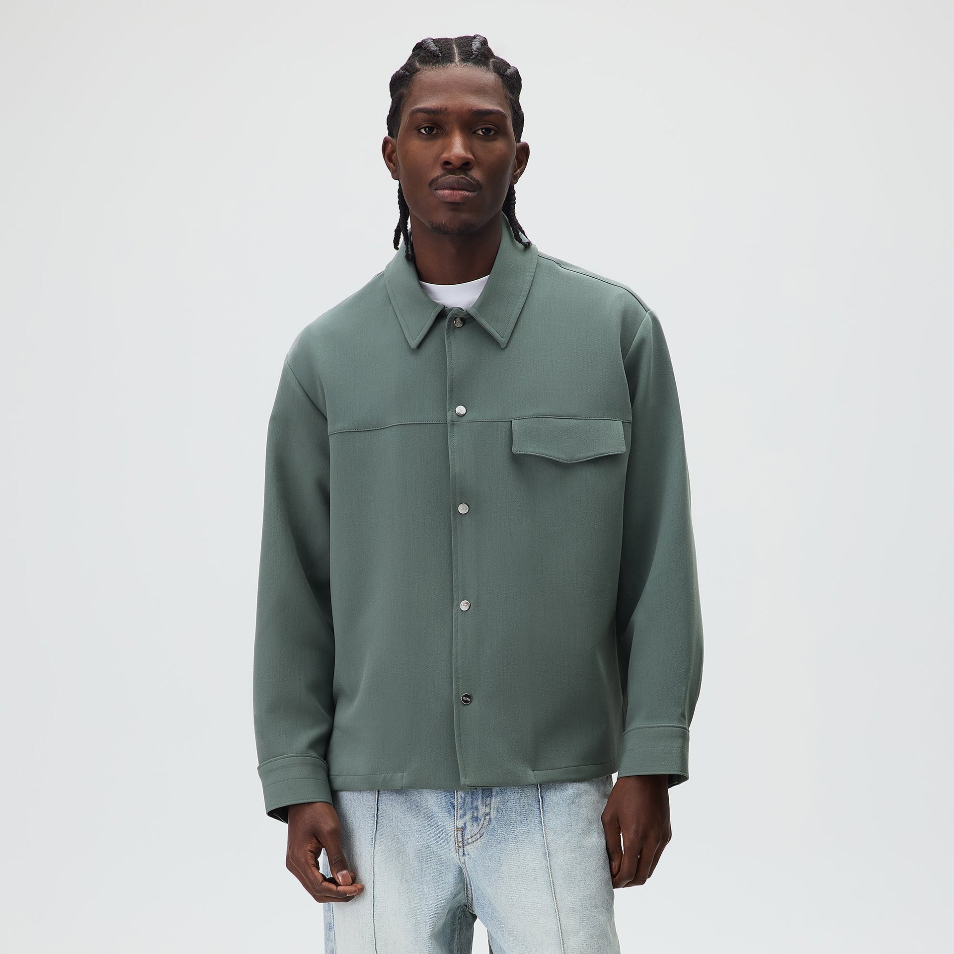 Kith Midweight Double Weave Montague Shirt - Court