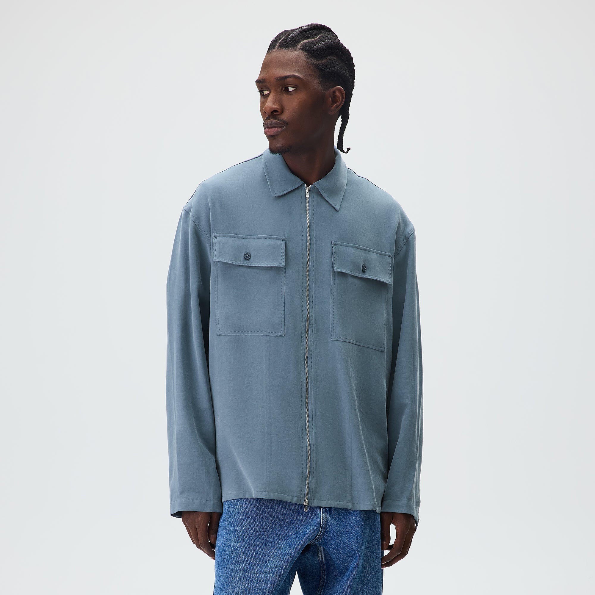 Kith Full Zip Garrett Shirt - Innate – Kith Japan